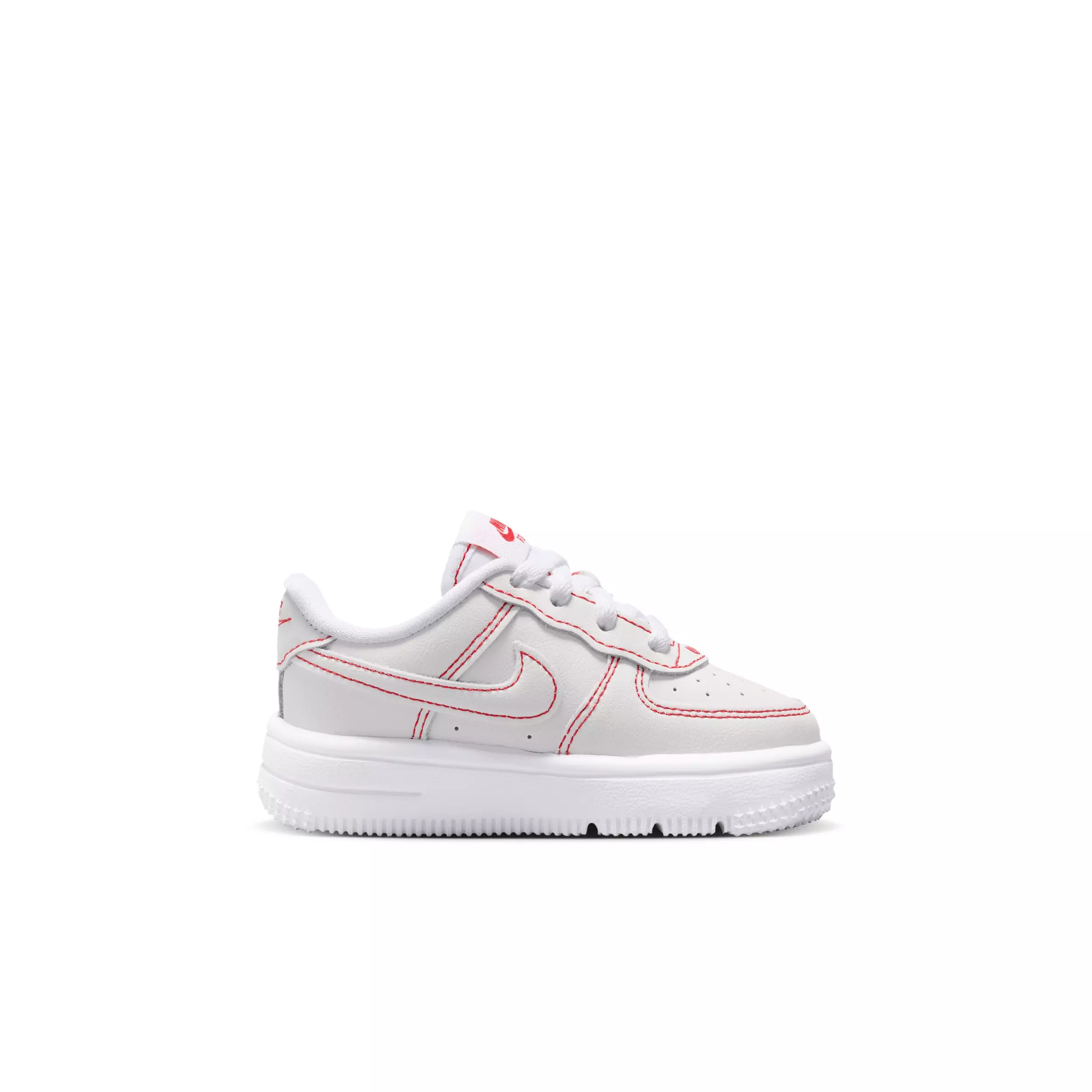 Nike Force 1 Low LV8 1 "White/University Red" Infant Boys' Shoe - WHITE/RED