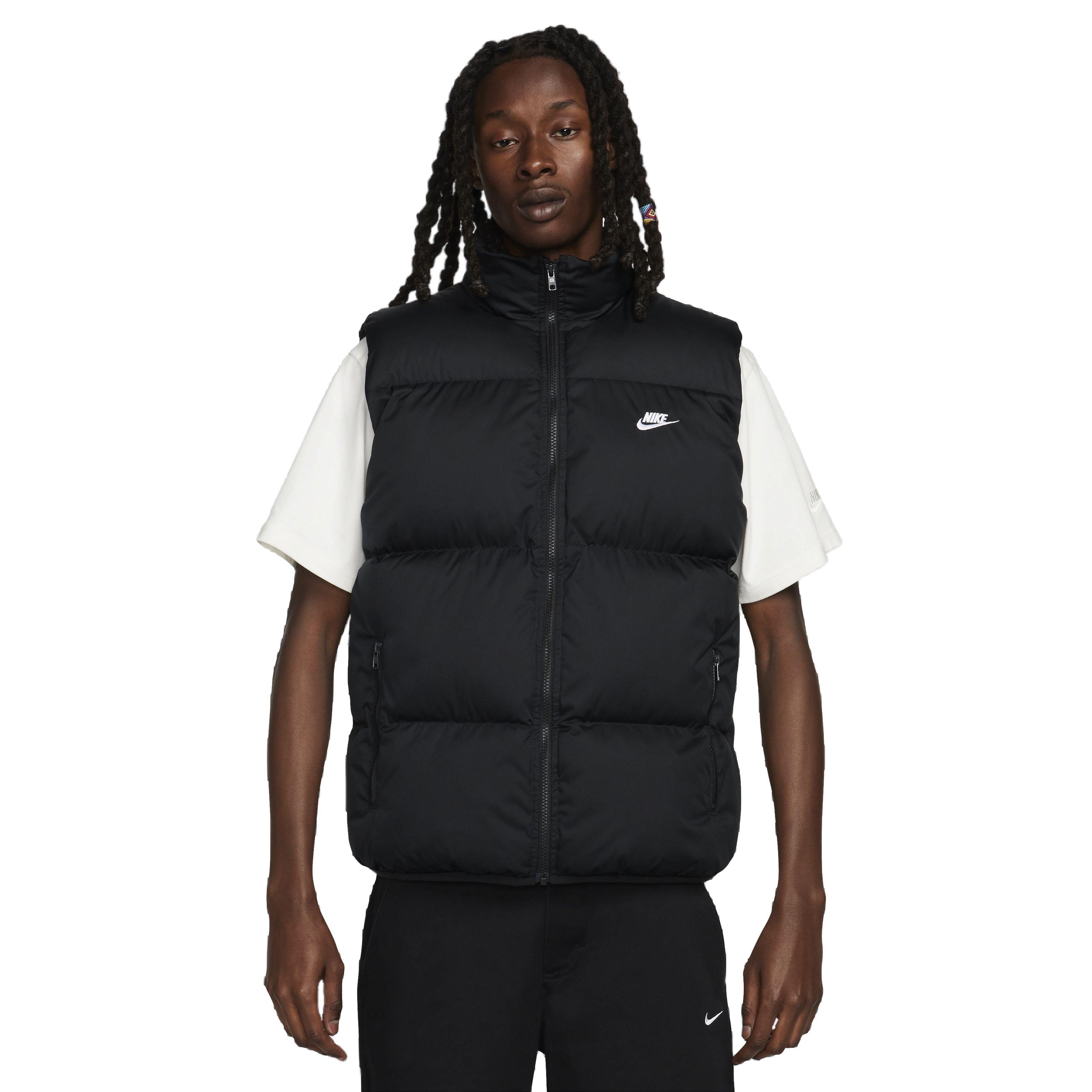 Nike Men's Sportswear Club Water-Repellent Puffer Vest - BLACK Thumbnail View 1