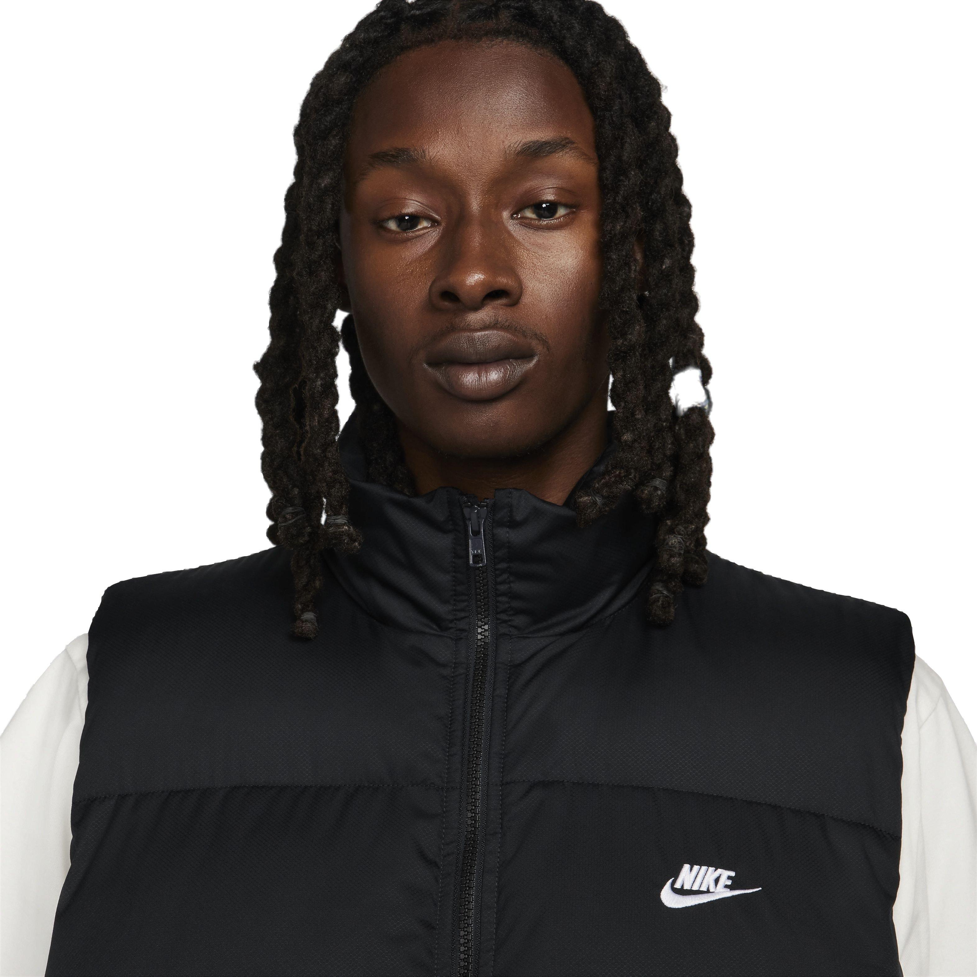 Nike Men's Sportswear Club Water-Repellent Puffer Vest - BLACK Thumbnail View 3