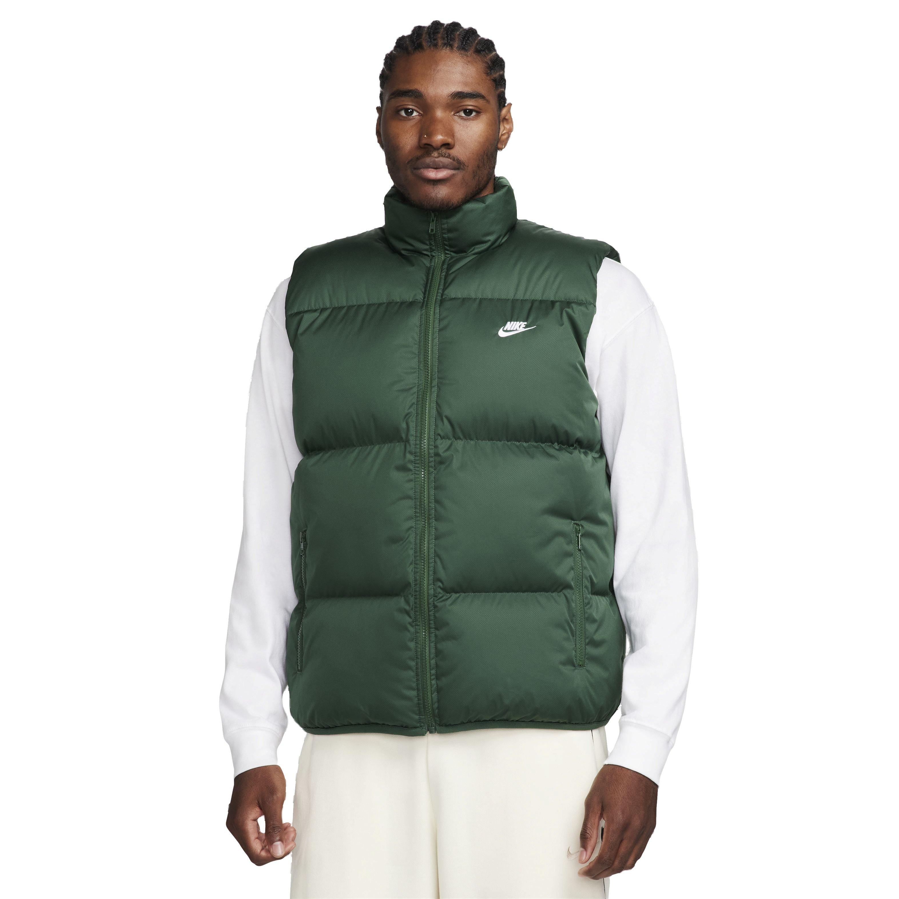 Nike Men's Sportswear Club Water-Repellent Puffer Vest - GREEN Thumbnail View 1