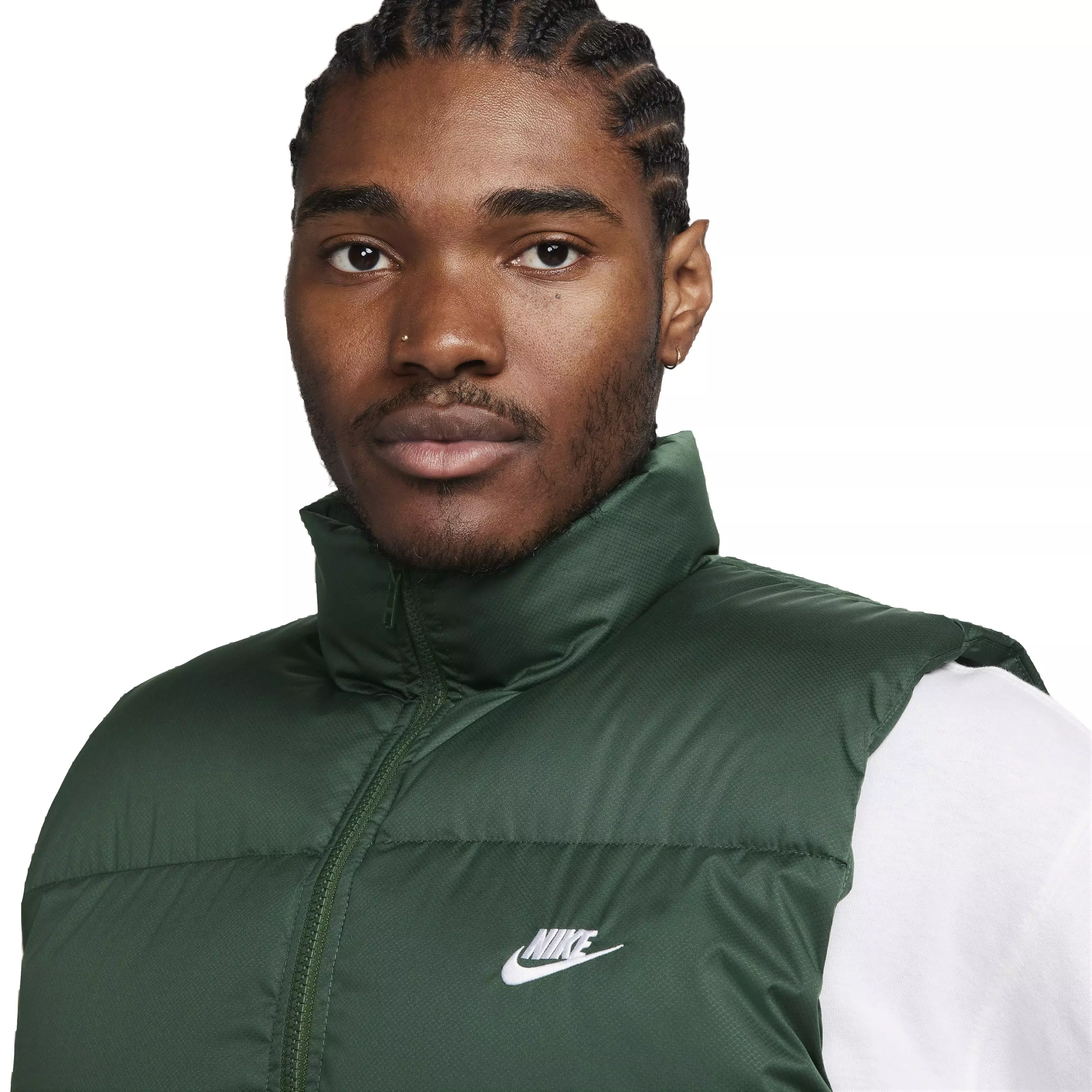 Nike Men's Sportswear Club Water-Repellent Puffer Vest - GREEN