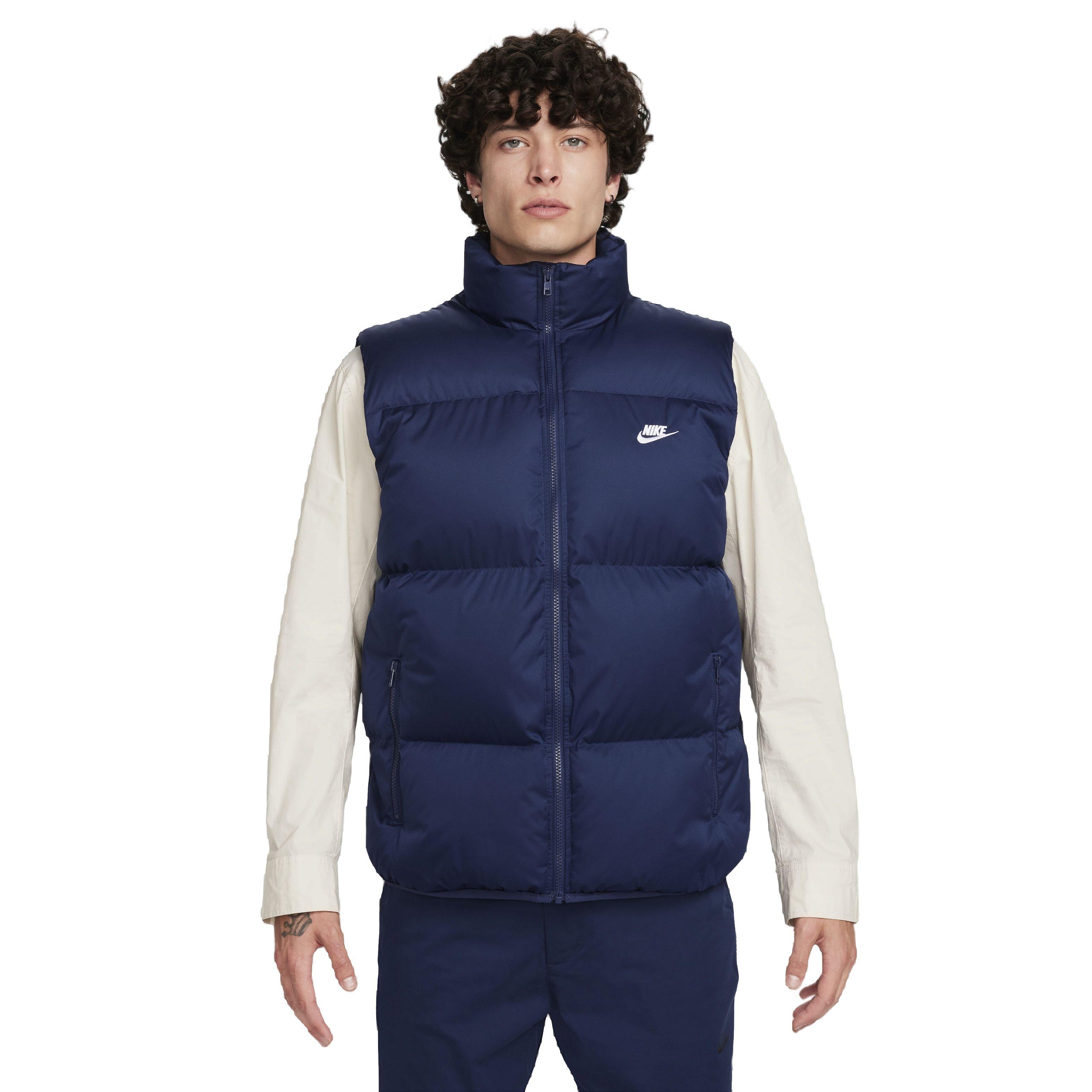 Nike Men's Sportswear Club Water-Repellent Puffer Vest - BLUE Thumbnail View 1