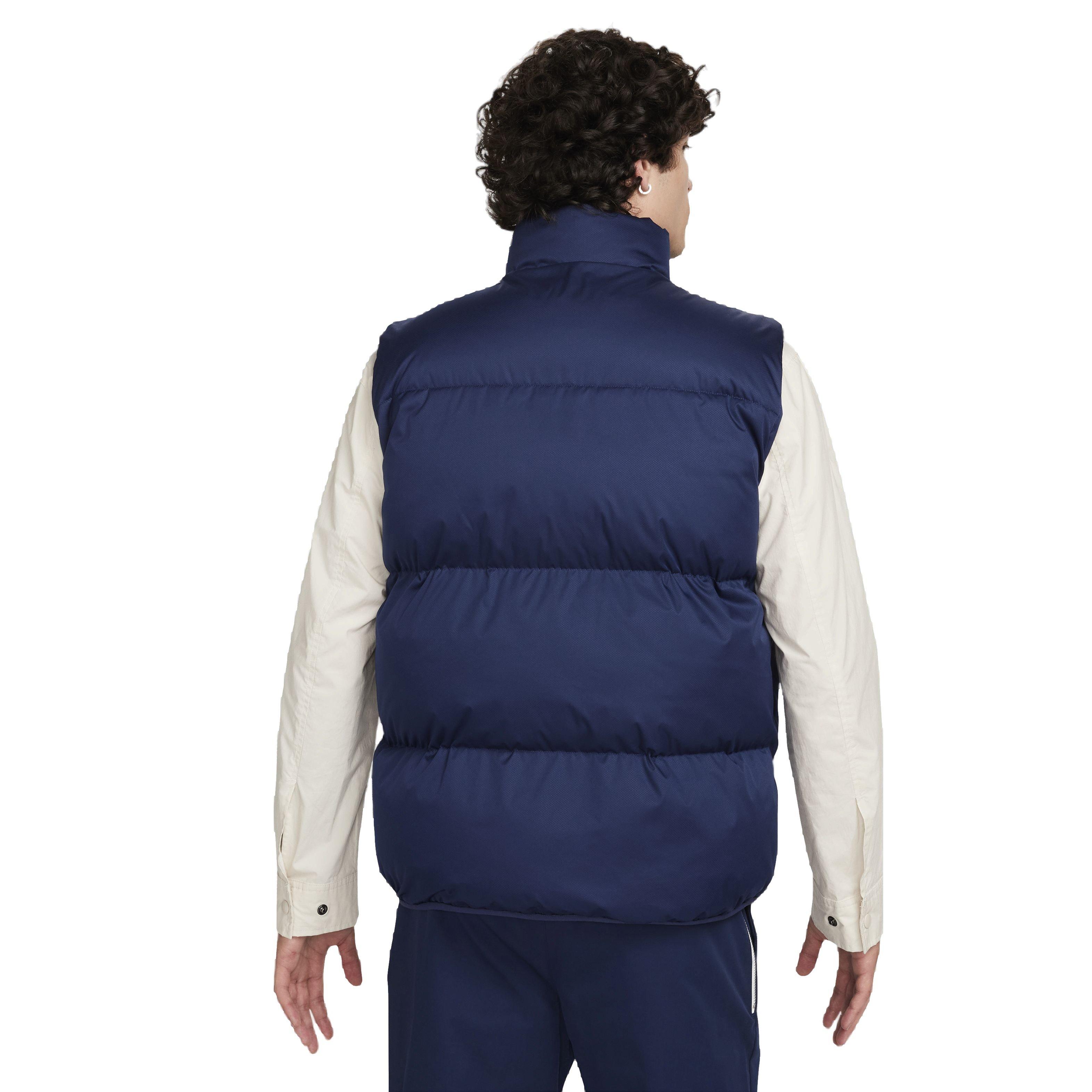 Nike Men's Sportswear Club Water-Repellent Puffer Vest - BLUE Thumbnail View 2