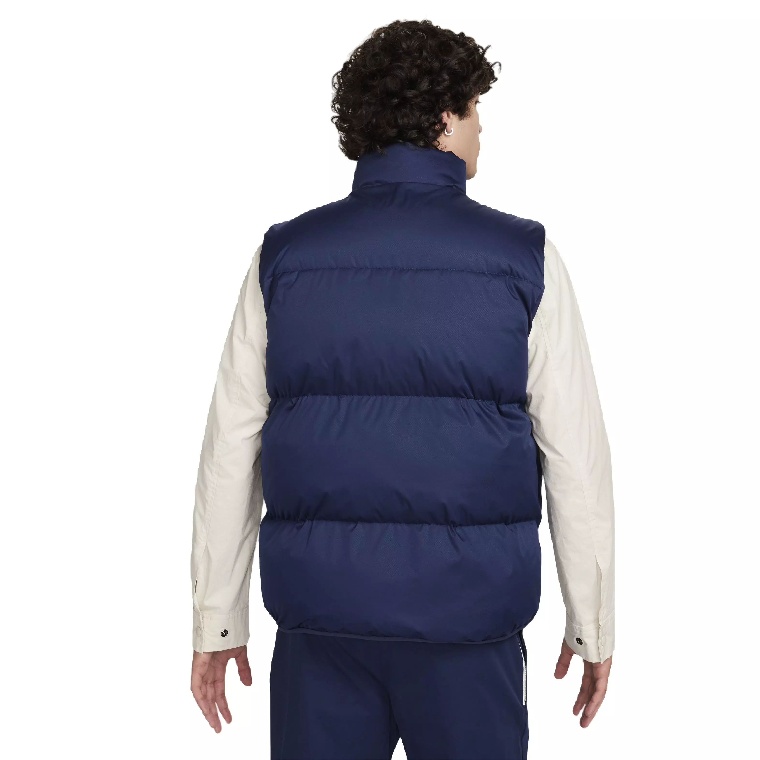 Nike Men's Sportswear Club Water-Repellent Puffer Vest - BLUE