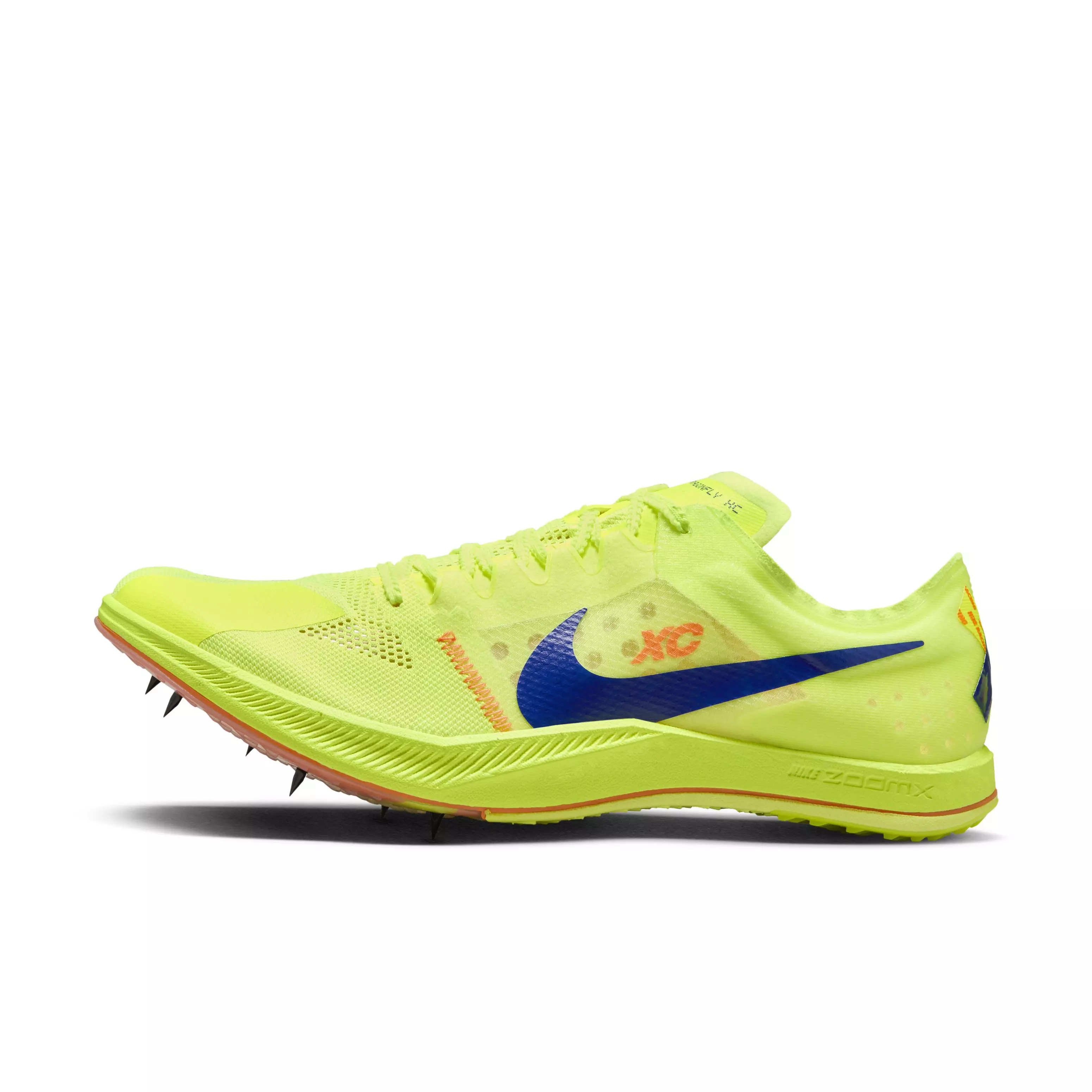 Nike ZoomX Dragonfly XC "Volt/Total Orange/Total Orange/Concord" Men's Track Spike - VOLT/ORANGE/ORANGE/CONCORD