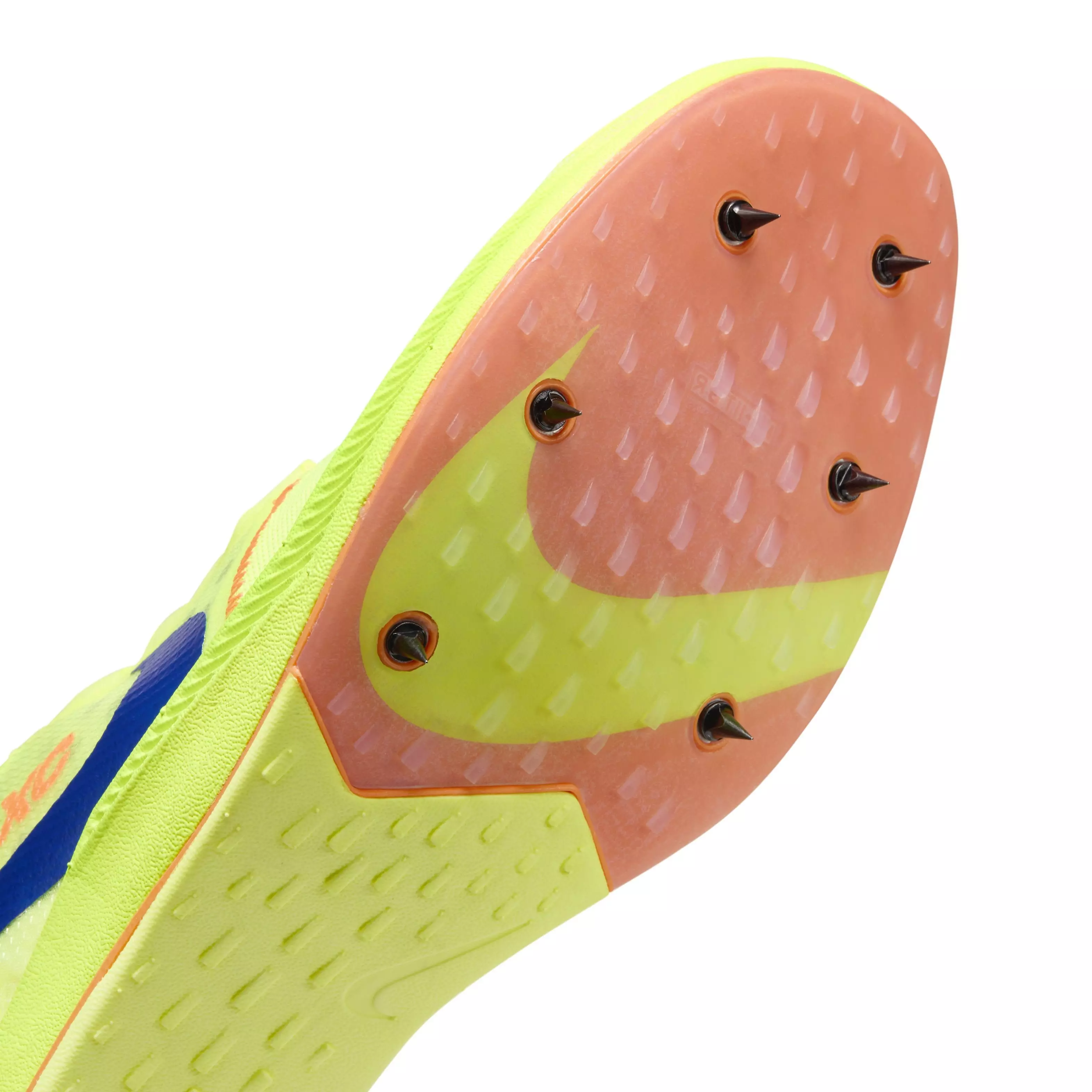 Nike ZoomX Dragonfly XC "Volt/Total Orange/Total Orange/Concord" Men's Track Spike - VOLT/ORANGE/ORANGE/CONCORD