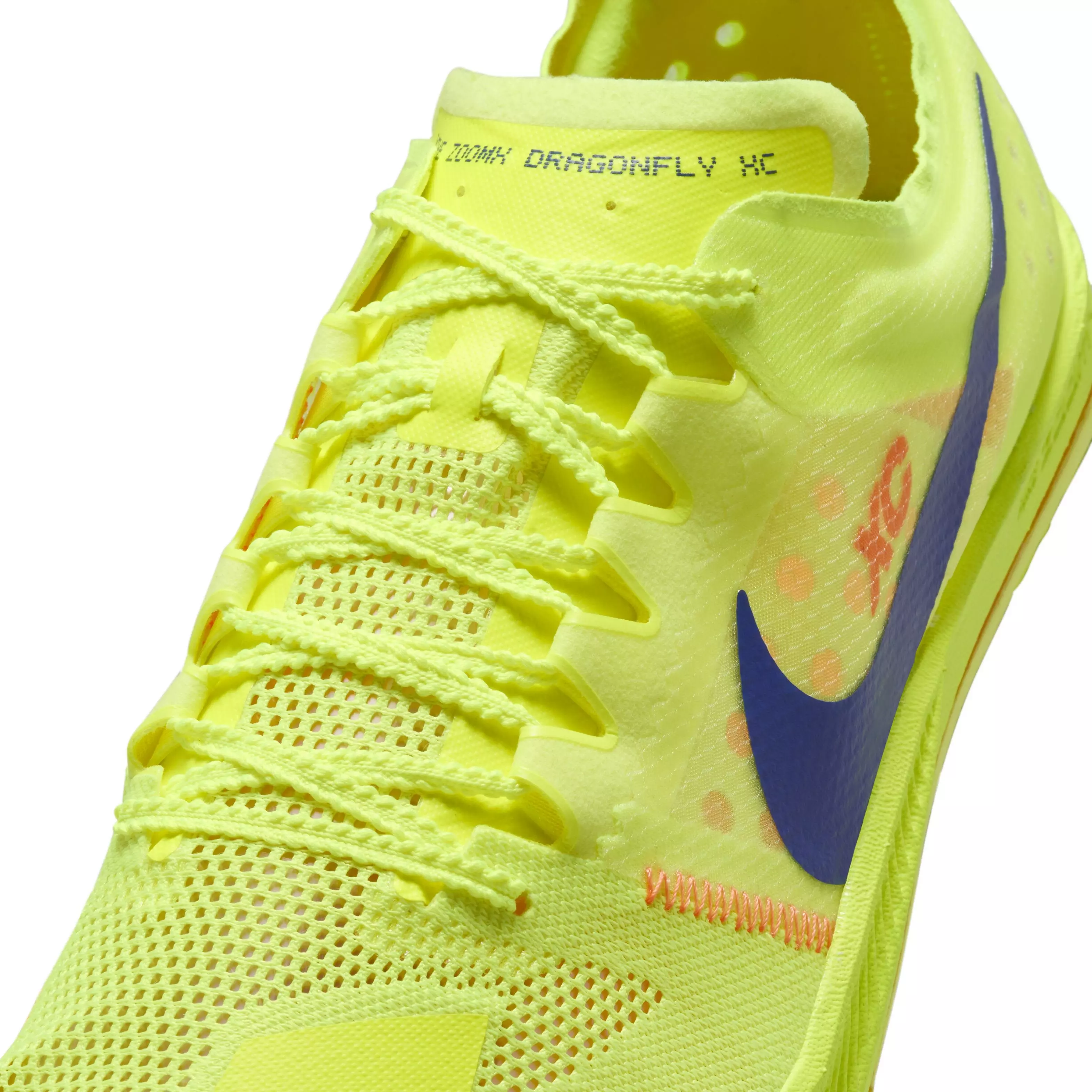 Nike ZoomX Dragonfly XC "Volt/Total Orange/Total Orange/Concord" Men's Track Spike - VOLT/ORANGE/ORANGE/CONCORD