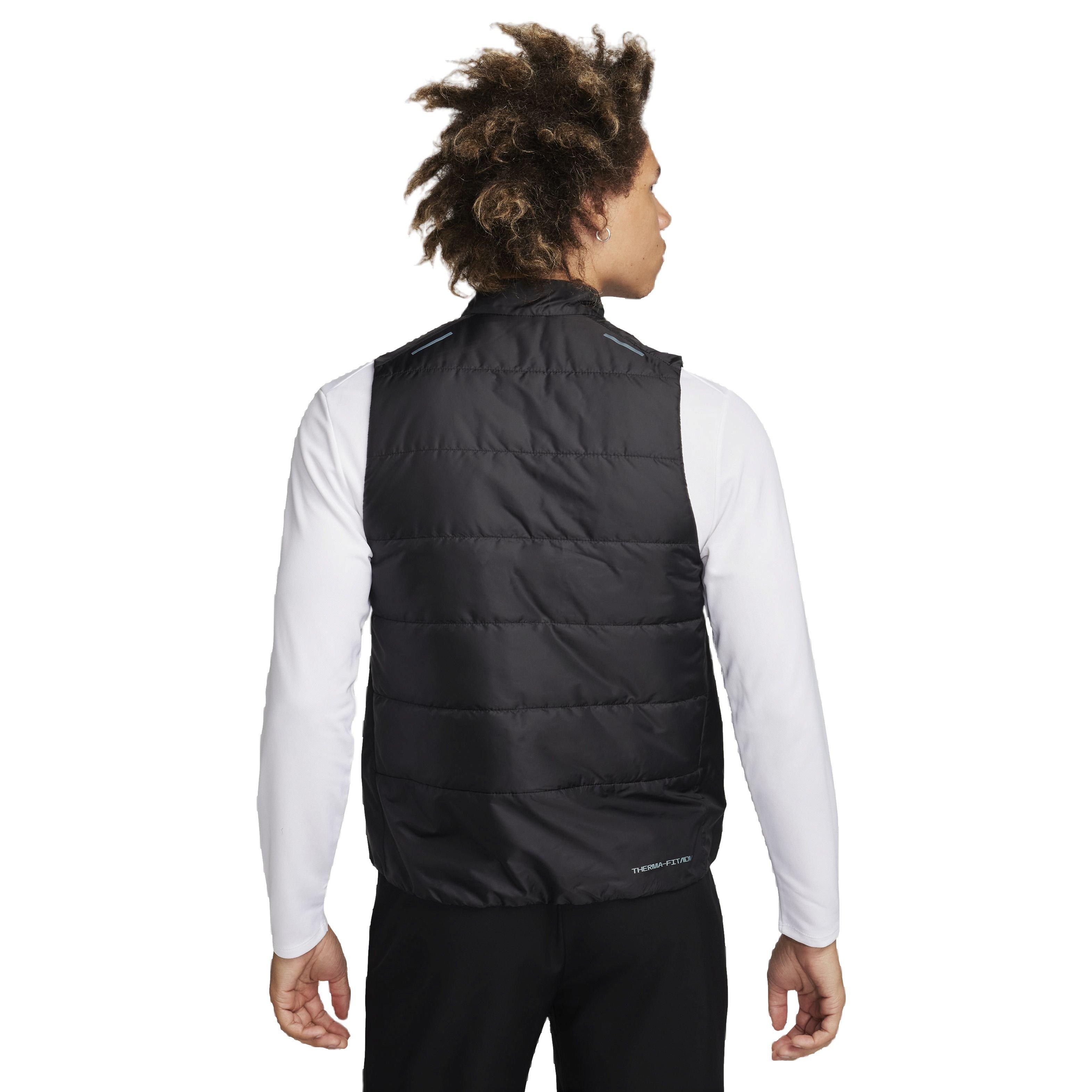 Nike Men's Therma-FIT ADV Repel Down Running Vest - BLACK Thumbnail View 2