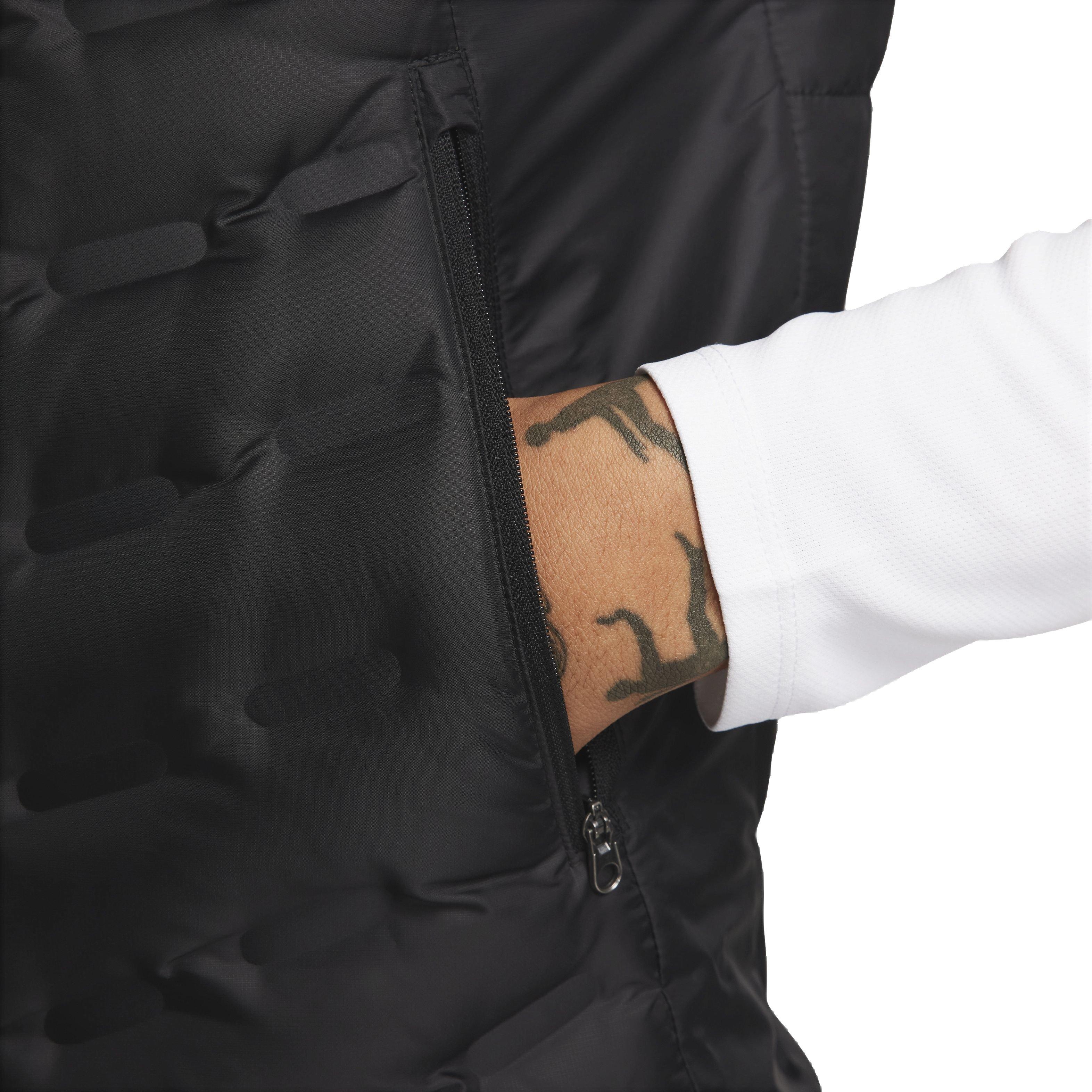 Nike Men's Therma-FIT ADV Repel Down Running Vest - BLACK Thumbnail View 5