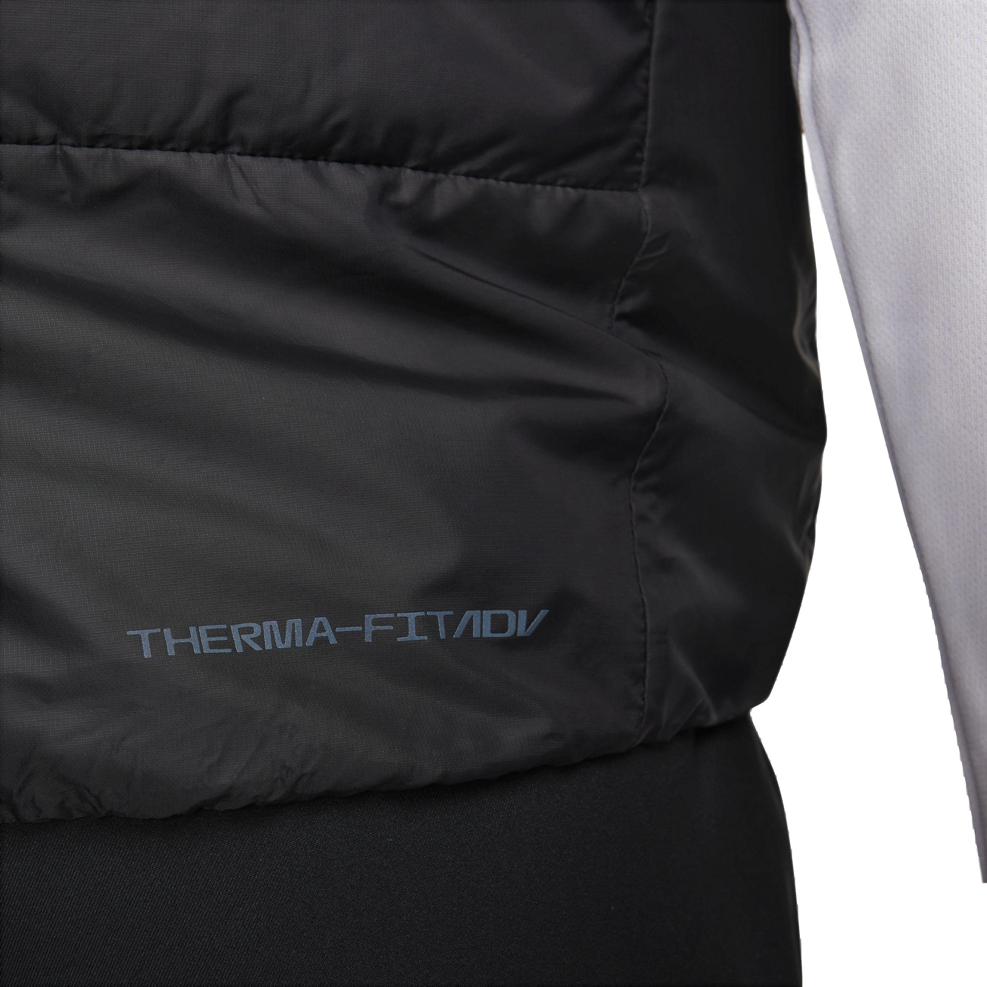 Nike Men's Therma-FIT ADV Repel Down Running Vest - BLACK Thumbnail View 6