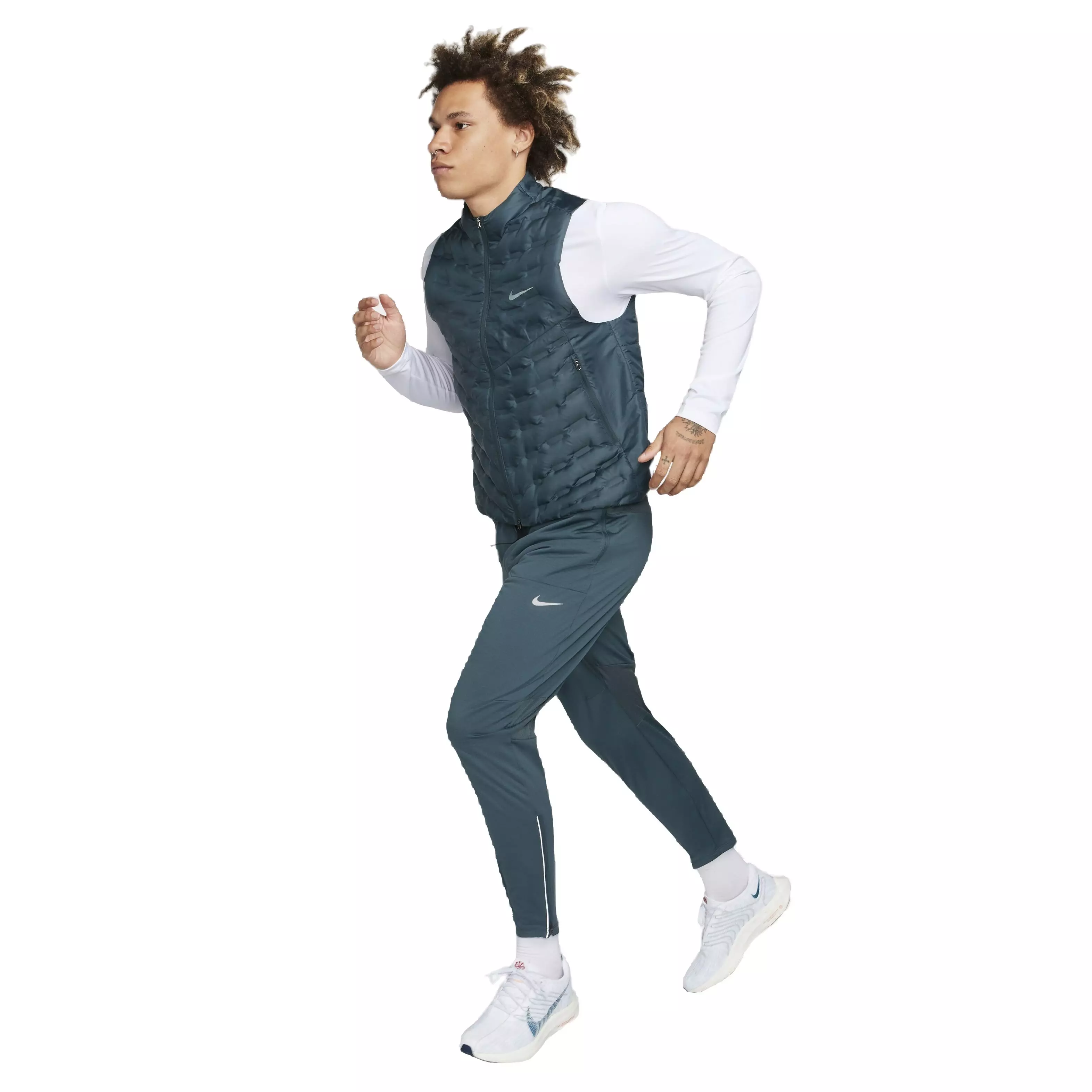 Nike Men's Therma-FIT ADV Repel Down Running Vest - GREEN