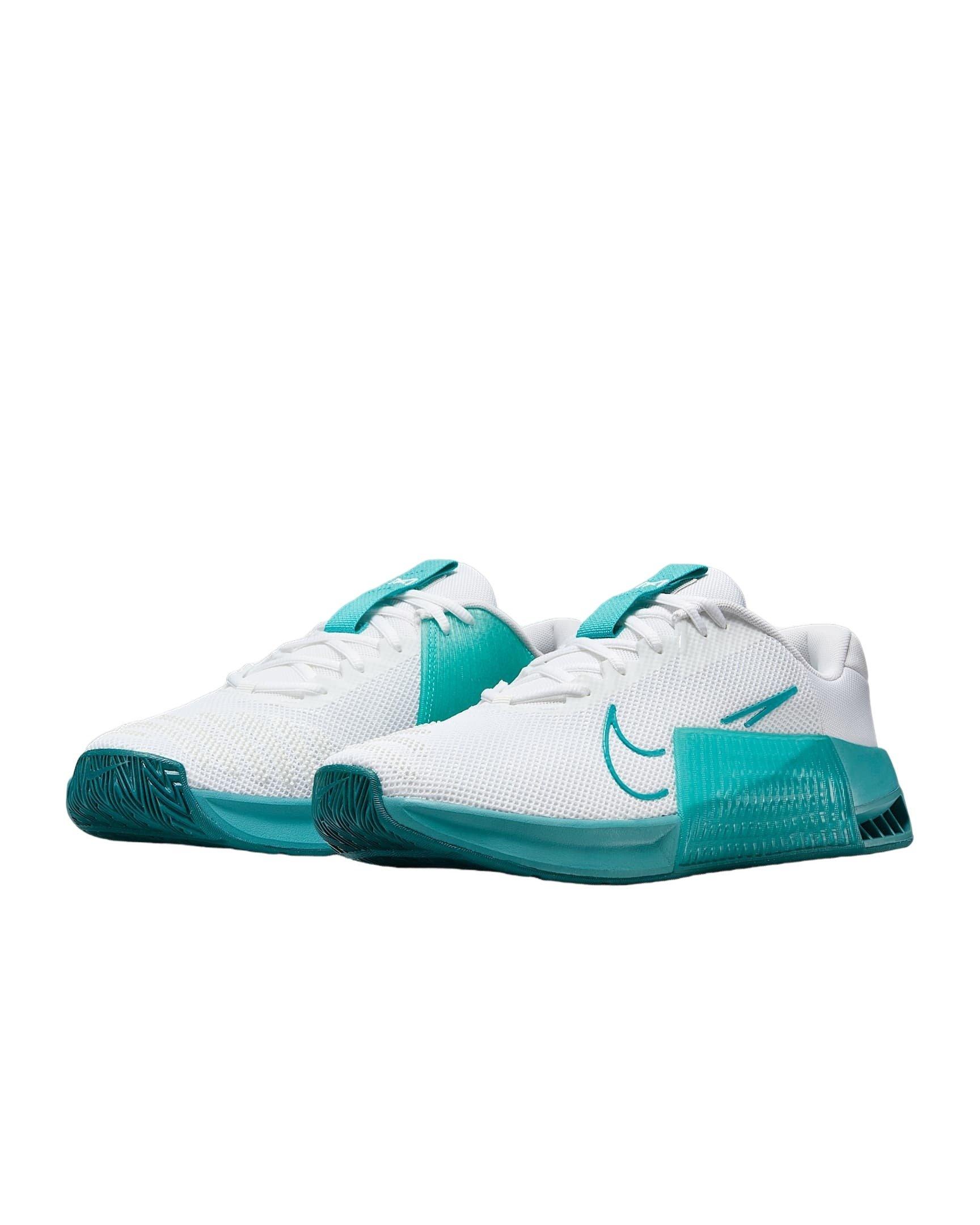 Nike Metcon 9 "White/Smokey Blue/Midnight Turquoise/Dusty Cactus" Men's Training Shoe - WHITE/BLUE/TURQUOISE/CACTUS Thumbnail View 4