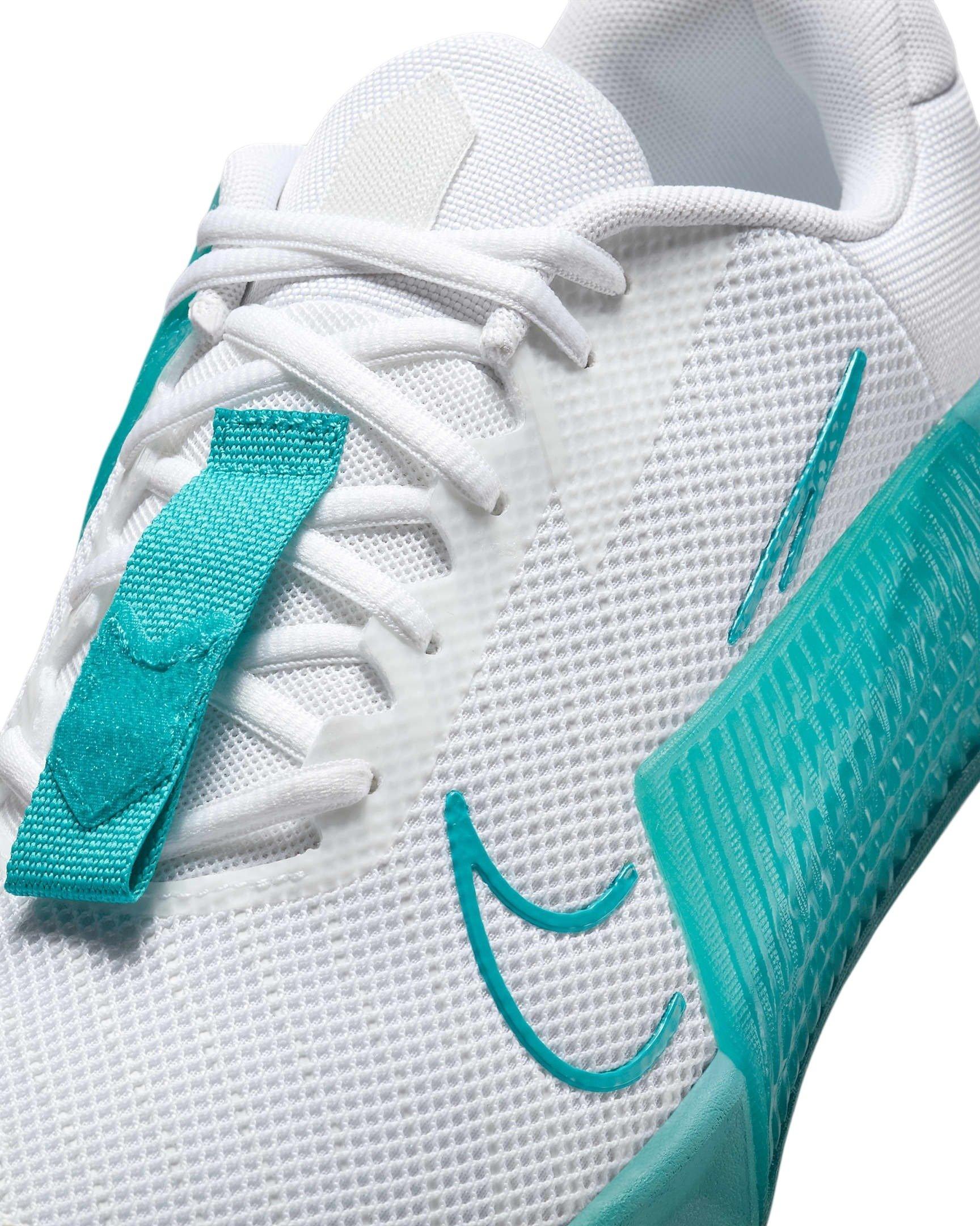 Nike Metcon 9 "White/Smokey Blue/Midnight Turquoise/Dusty Cactus" Men's Training Shoe - WHITE/BLUE/TURQUOISE/CACTUS Thumbnail View 6