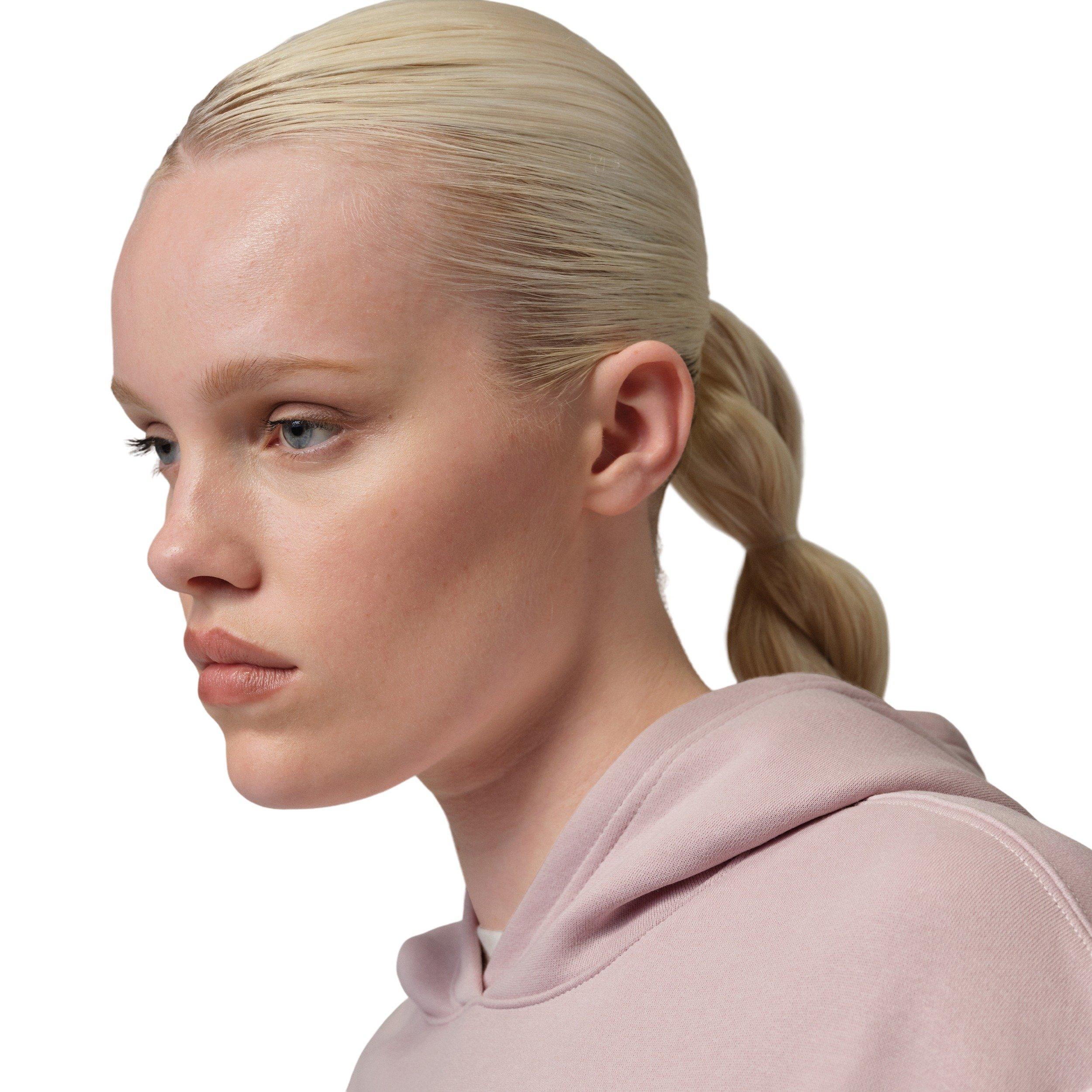 Jordan Women's Brooklyn Fleece Pullover Hoodie - Rose - ROSE Thumbnail View 3