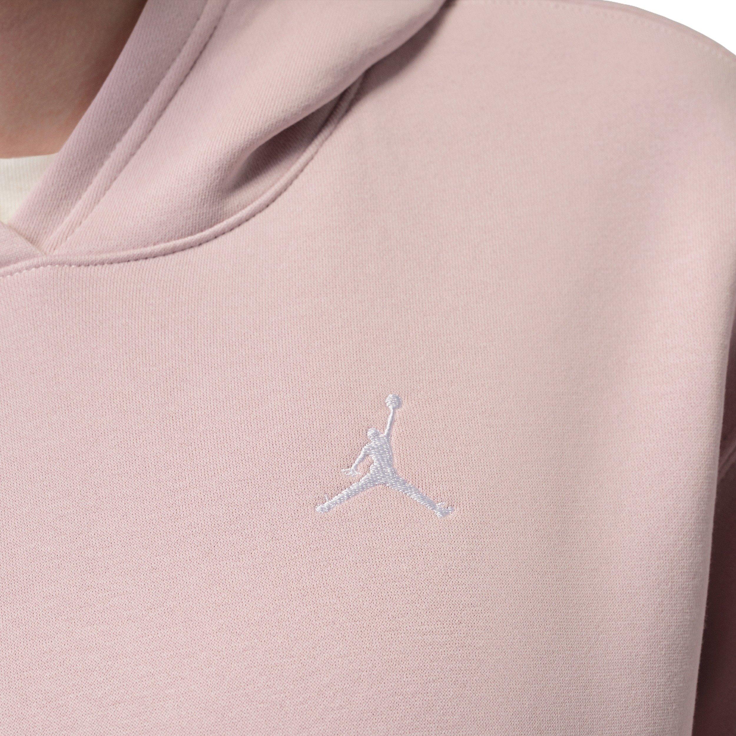 Jordan Women's Brooklyn Fleece Pullover Hoodie -Rose - ROSE Thumbnail View 5