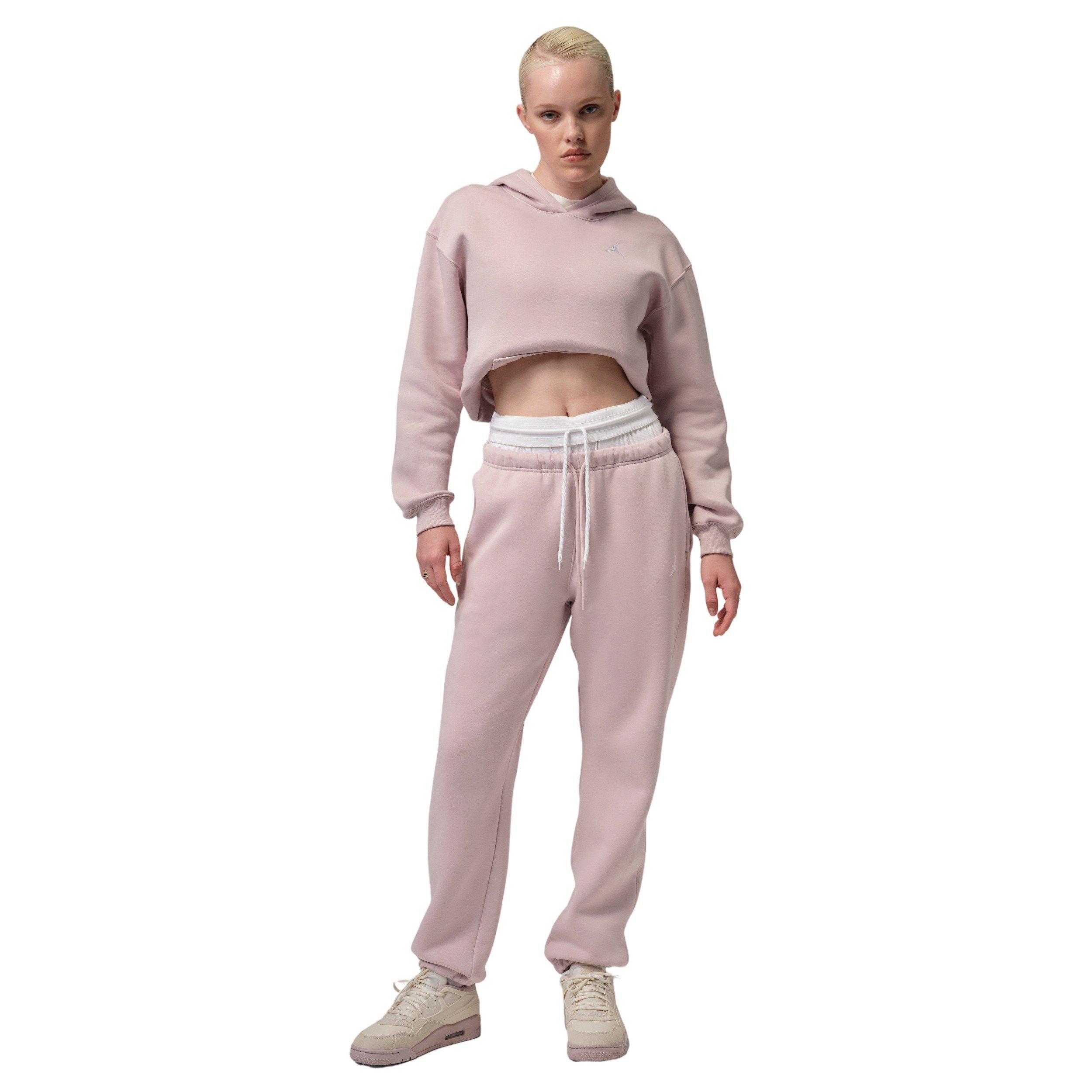 Jordan Women's Brooklyn Fleece Pullover Hoodie - Rose - ROSE Thumbnail View 7