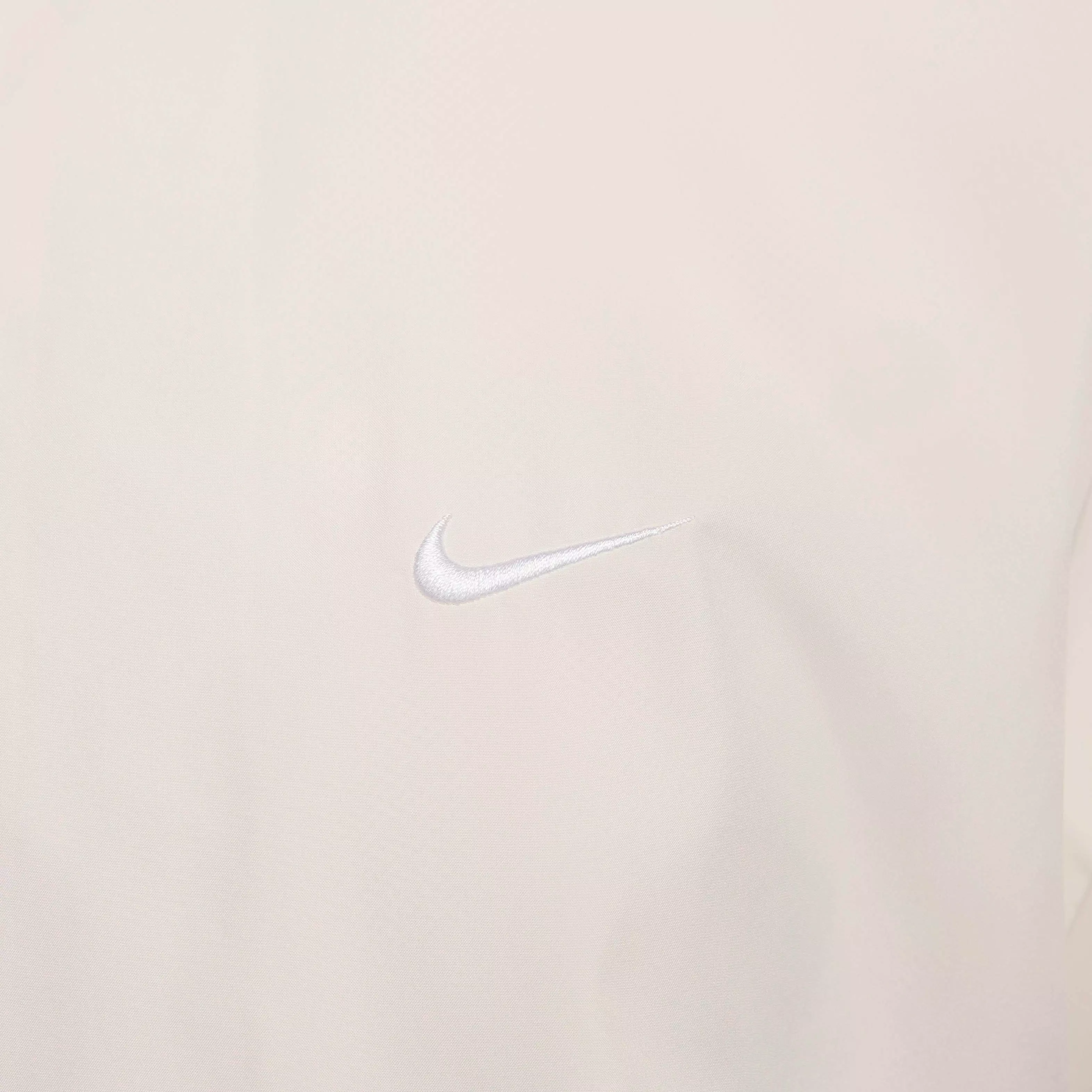 Nike Women's Sportswear Classic Wovens Loose UV Hooded Jacket - BEIGE