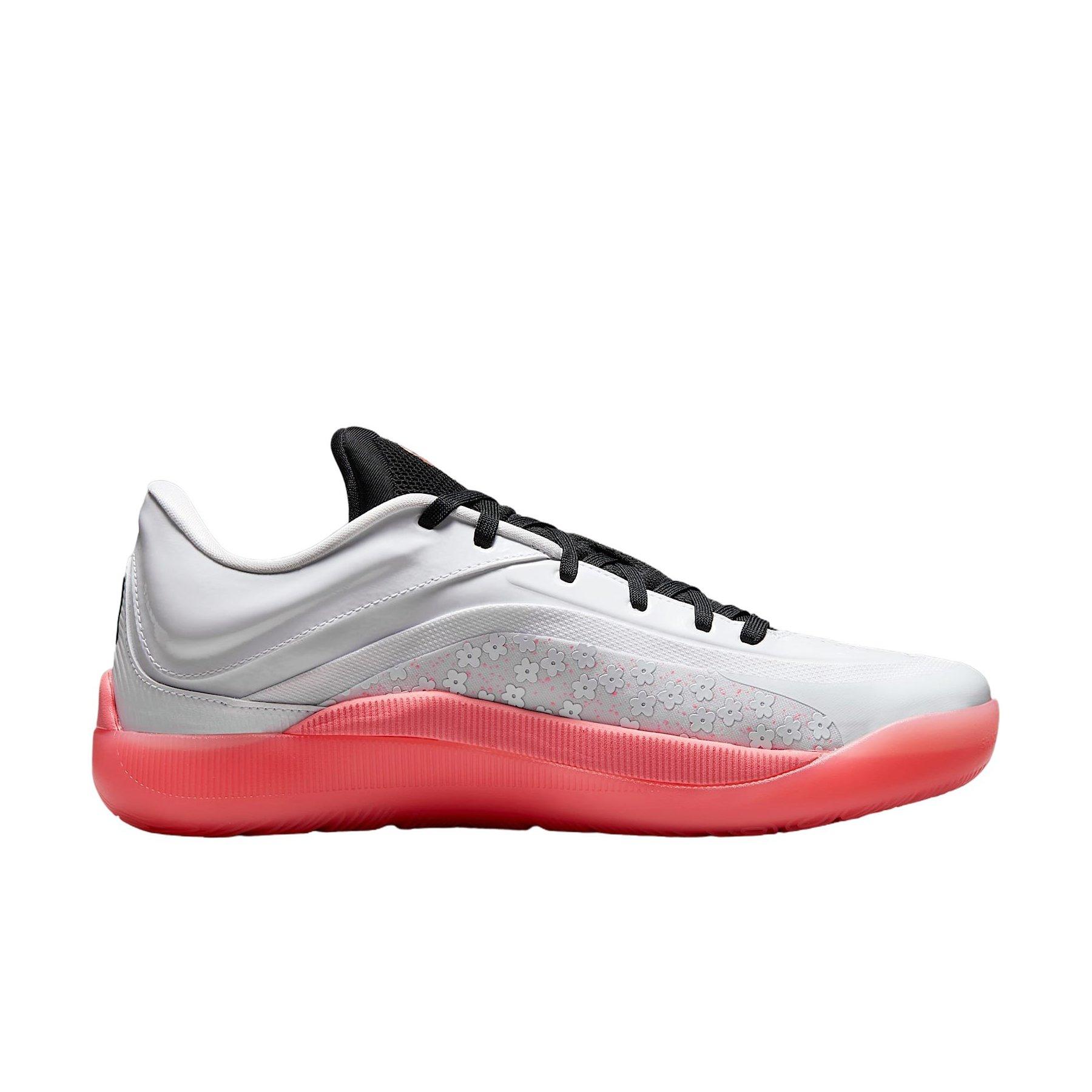 Jordan Zion 4 "White/Black/Tour Yellow/Hot Punch" Men's Basketball Shoe - WHITE/BLACK/YELLOW/PUNCH Thumbnail View 1