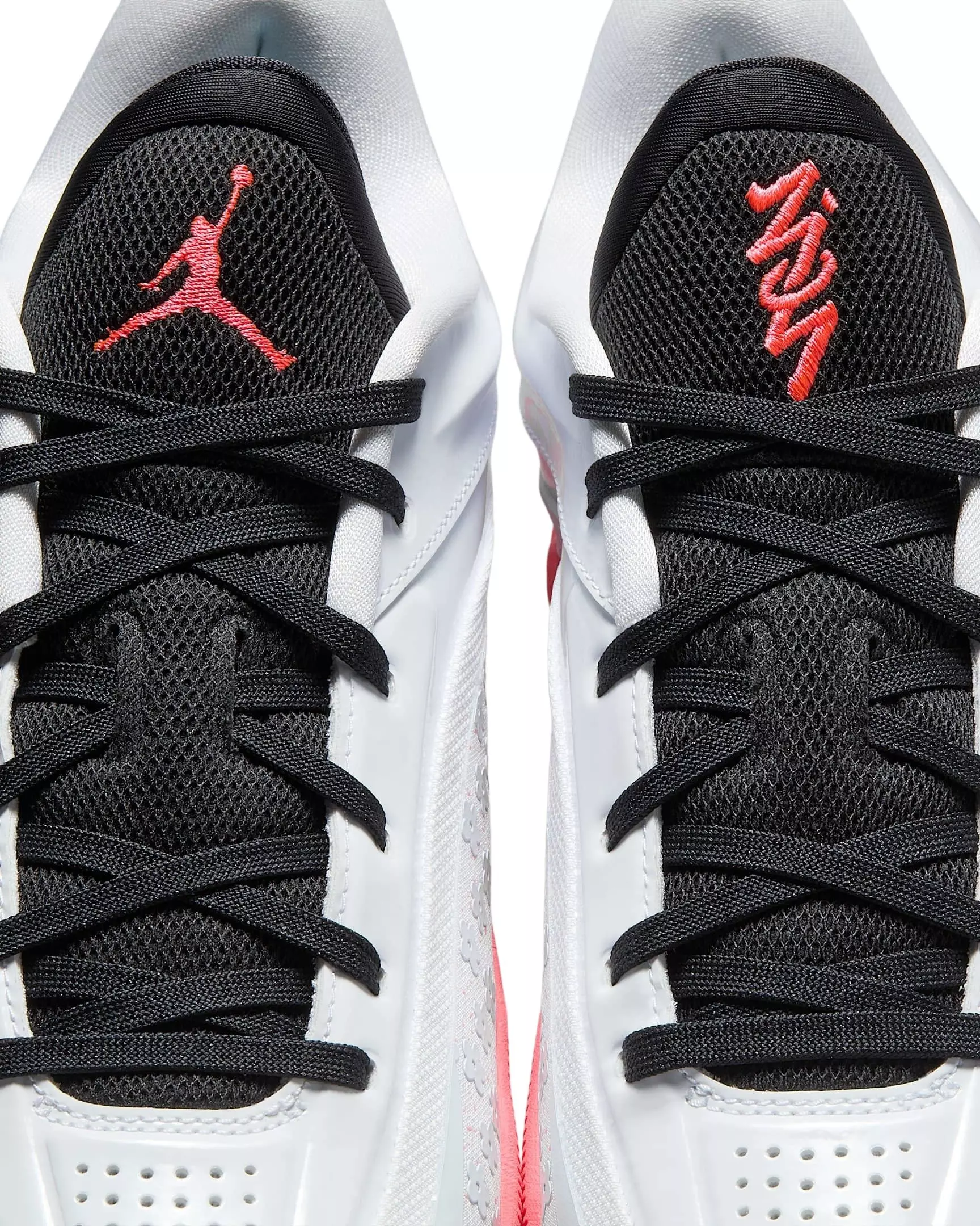 Jordan Zion 4 "White/Black/Tour Yellow/Hot Punch" Men's Basketball Shoe - WHITE/BLACK/YELLOW/PUNCH