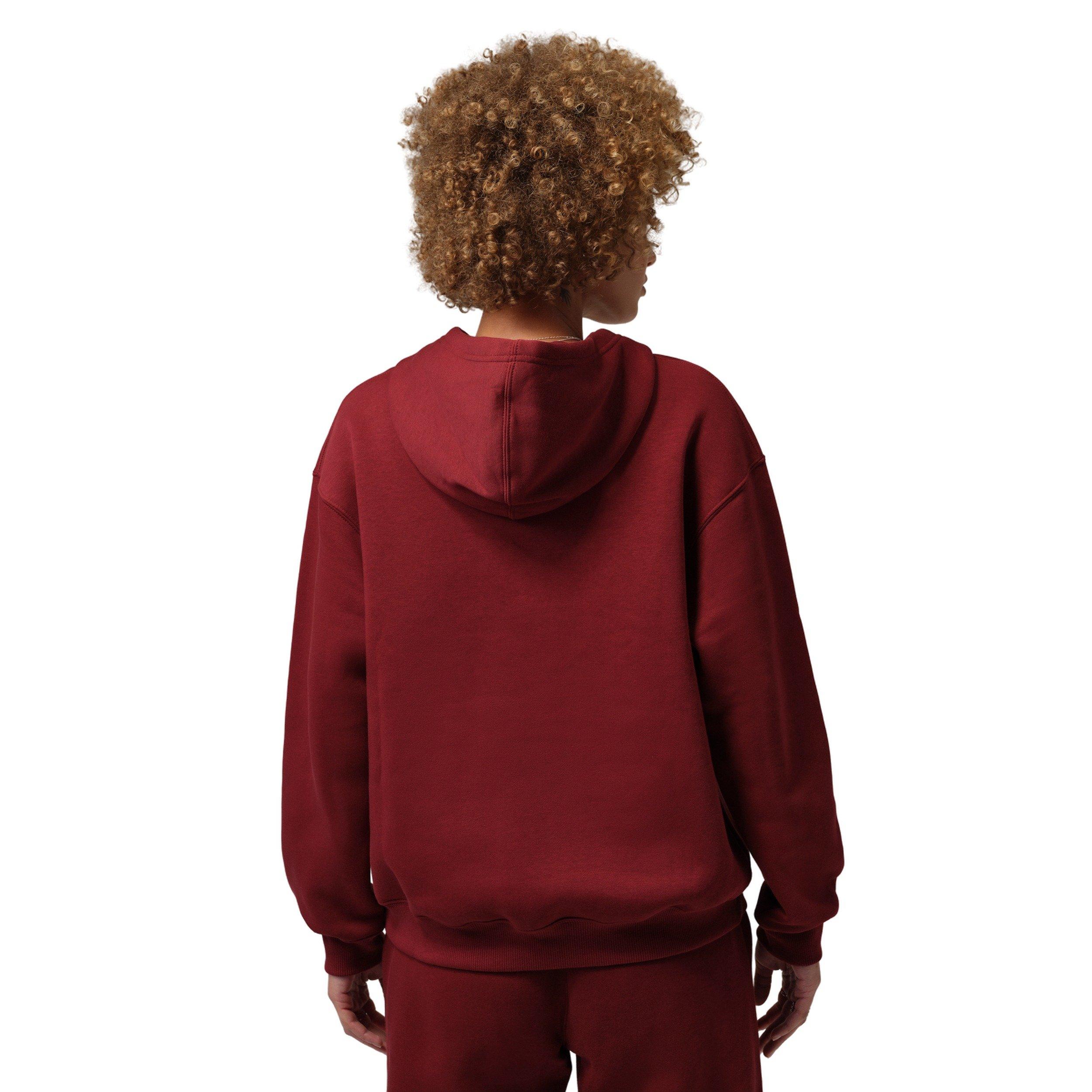 Jordan Women's Brooklyn Fleece Pullover Hoodie -Red - RED Thumbnail View 2