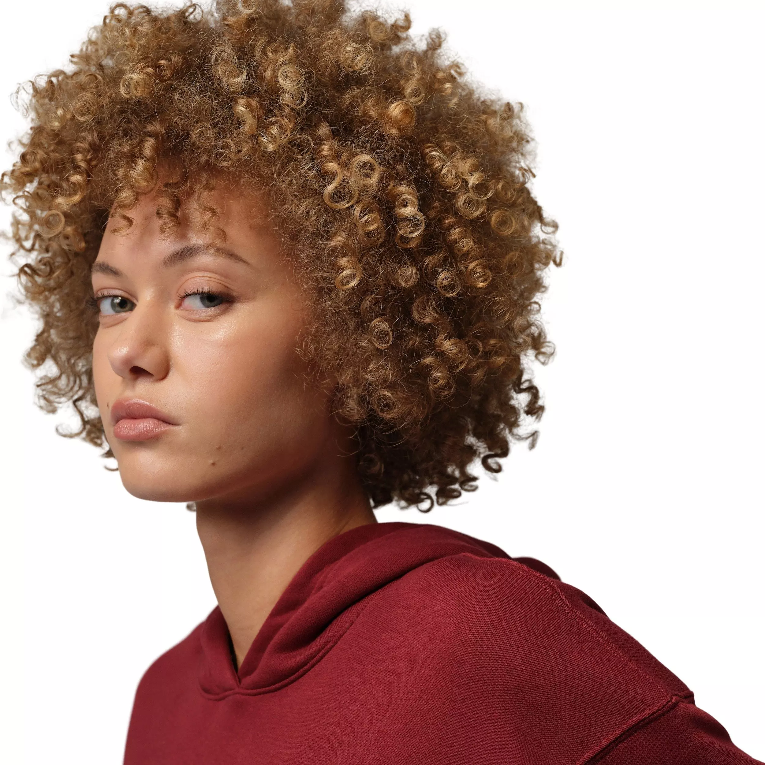 Jordan Women's Brooklyn Fleece Pullover Hoodie - Red - RED