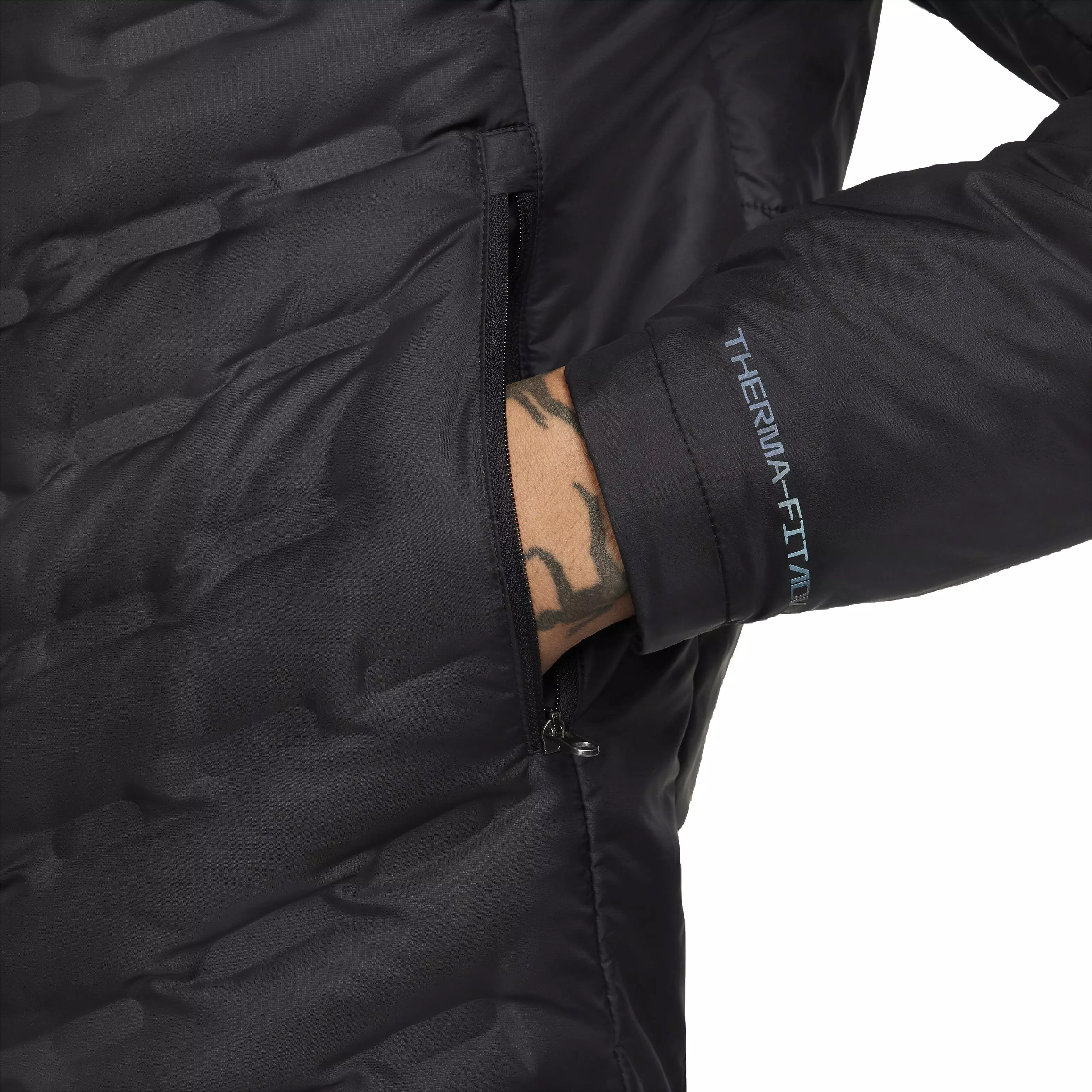 Nike Men's Therma-FIT ADV AeroLoft Down-Filled Running Jacket - BLACK