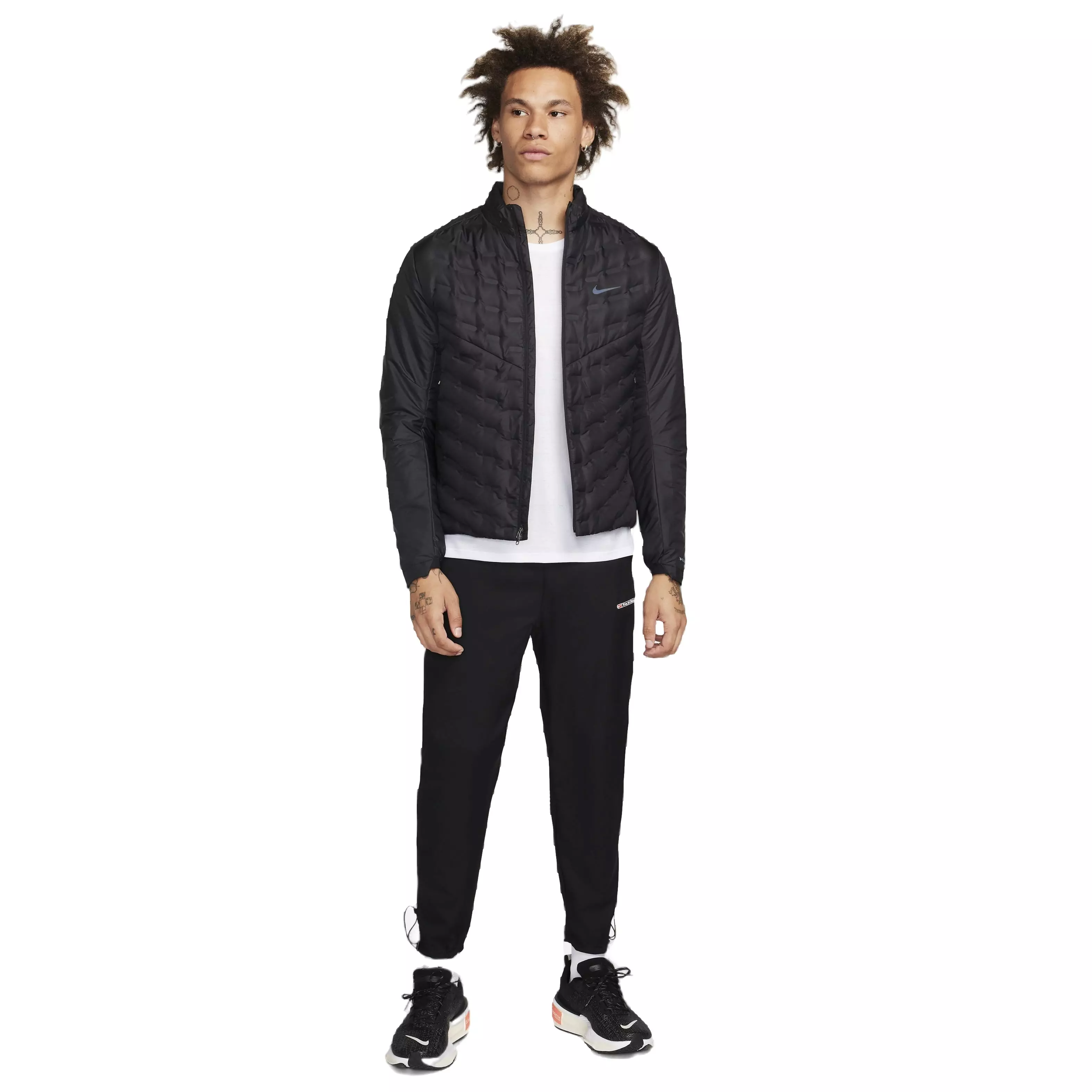 Nike Men's Therma-FIT ADV AeroLoft Down-Filled Running Jacket - BLACK