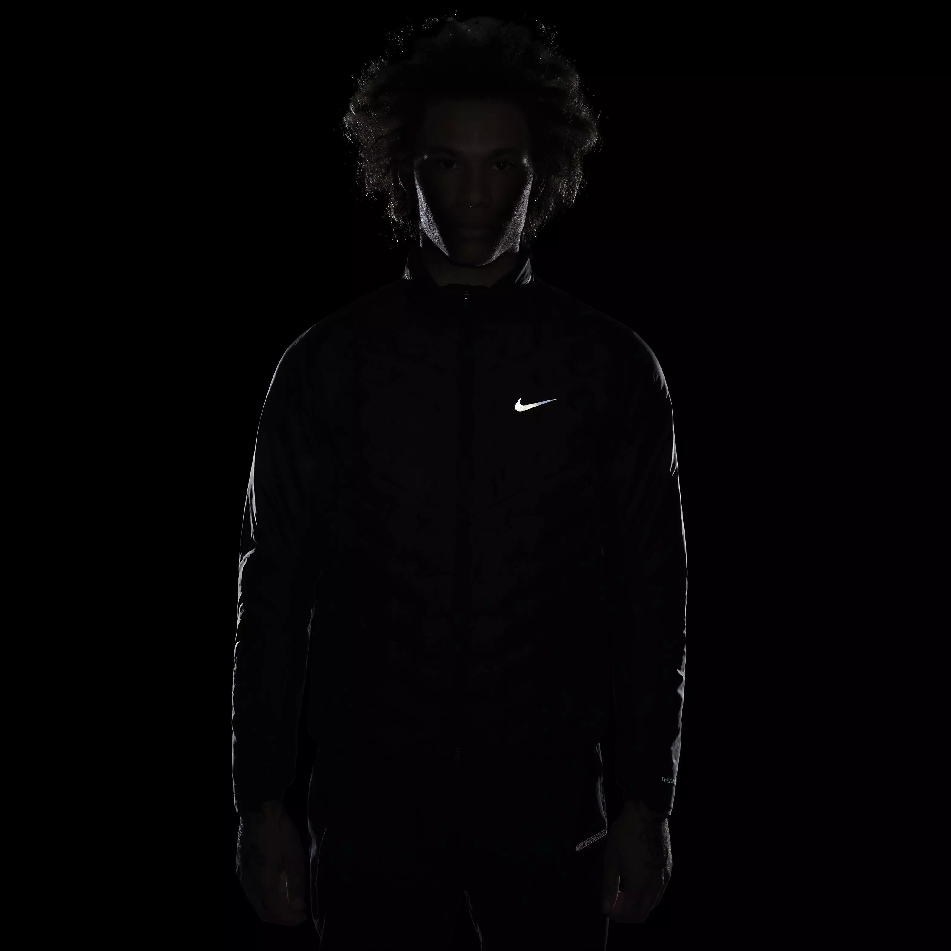 Nike Men's Therma-FIT ADV AeroLoft Down-Filled Running Jacket - BLACK