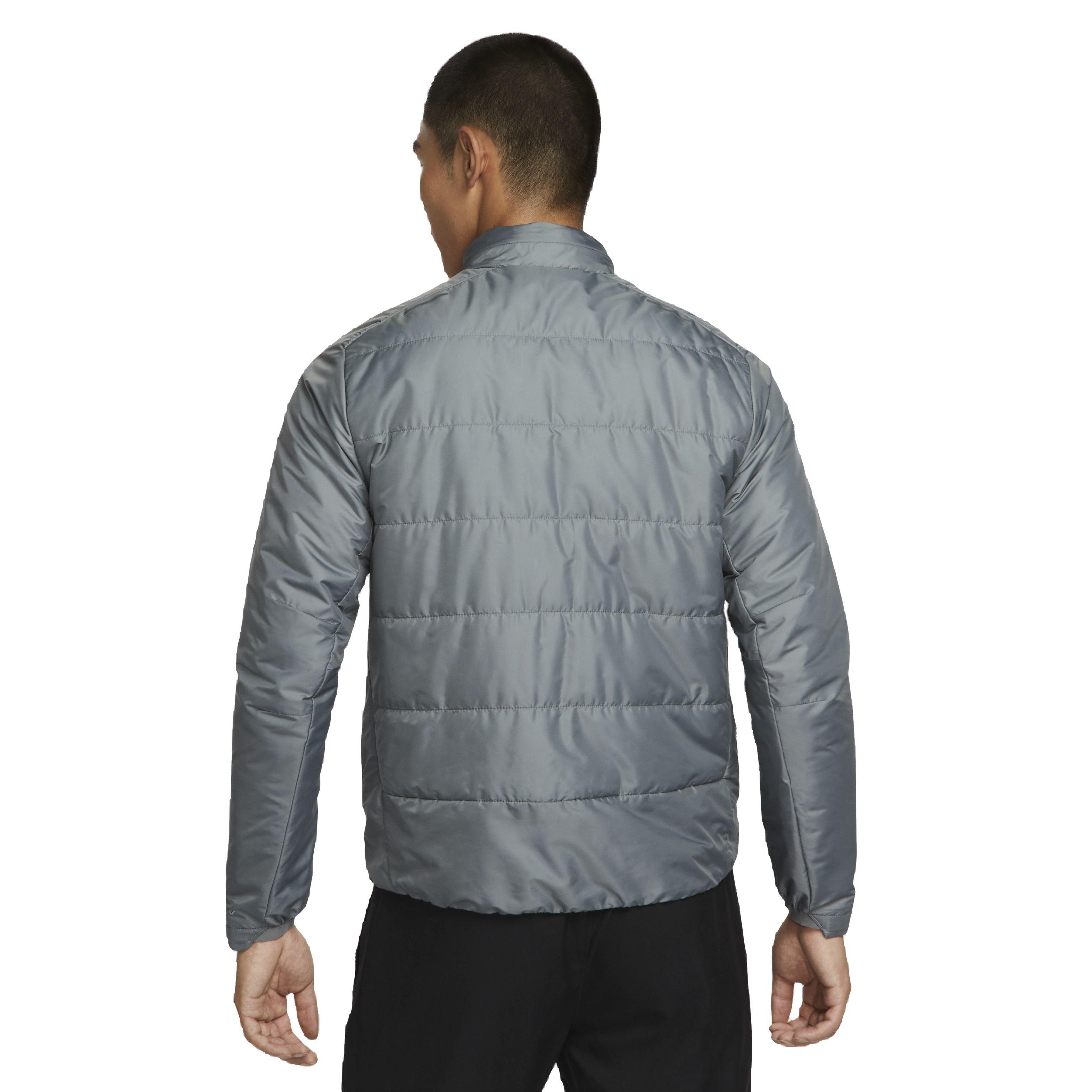 Nike Men's Therma-FIT ADV AeroLoft Down-Filled Running Jacket - GREY Thumbnail View 2