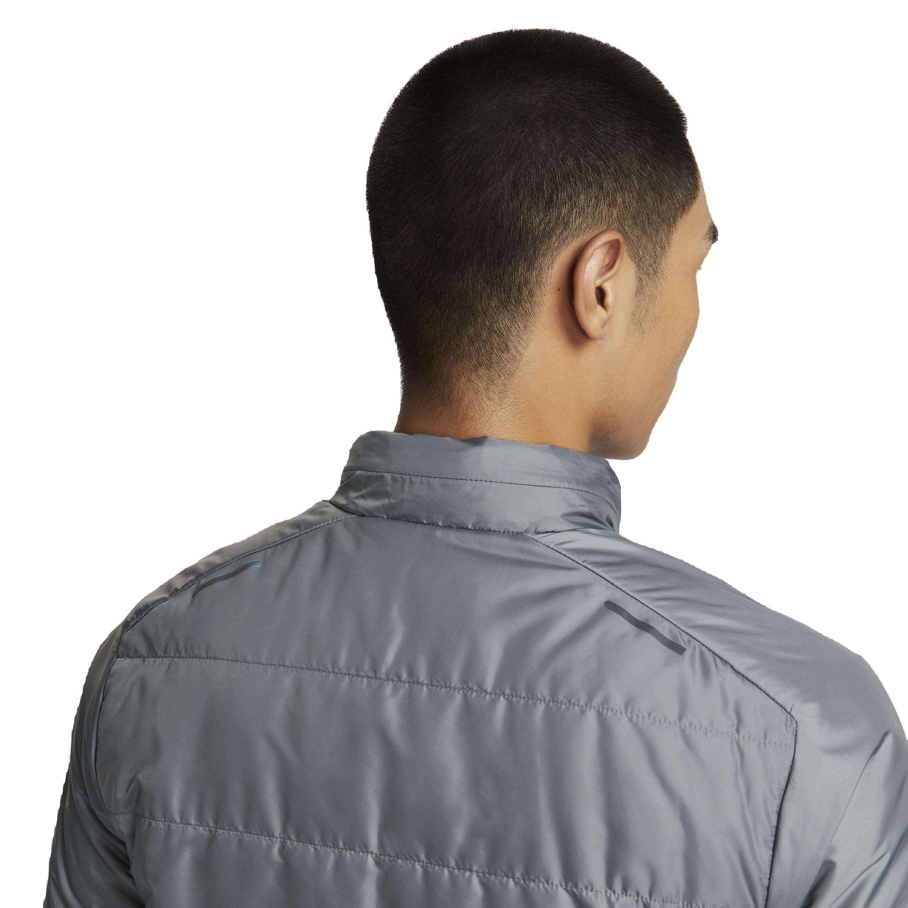 Nike Men's Therma-FIT ADV AeroLoft Down-Filled Running Jacket - GREY Thumbnail View 8