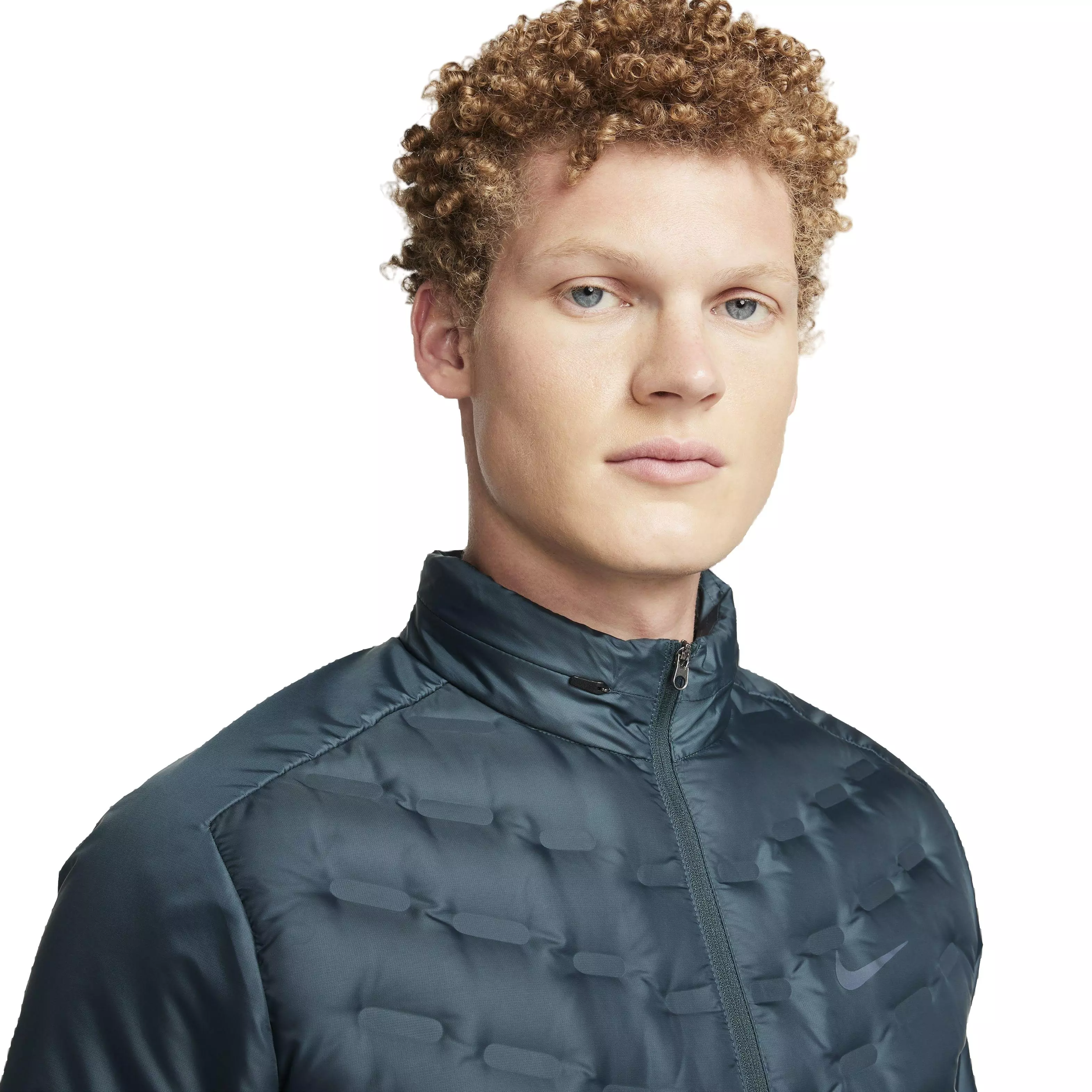 Nike Men's Therma-FIT ADV AeroLoft Down-Filled Running Jacket - GREEN