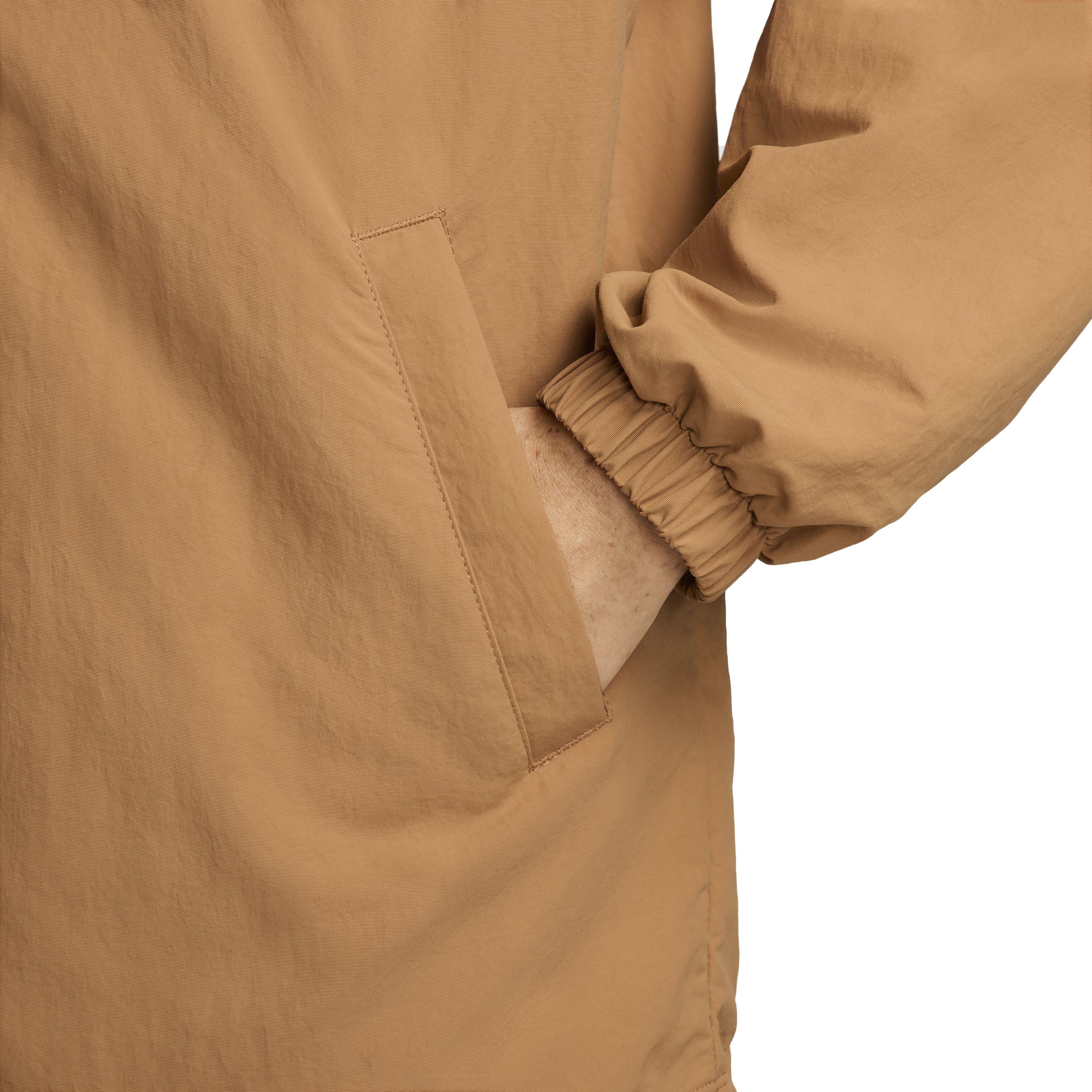 Nike Women's Sportswear Essentials Oversized UV Woven Coaches' Jacket - BROWN Thumbnail View 5