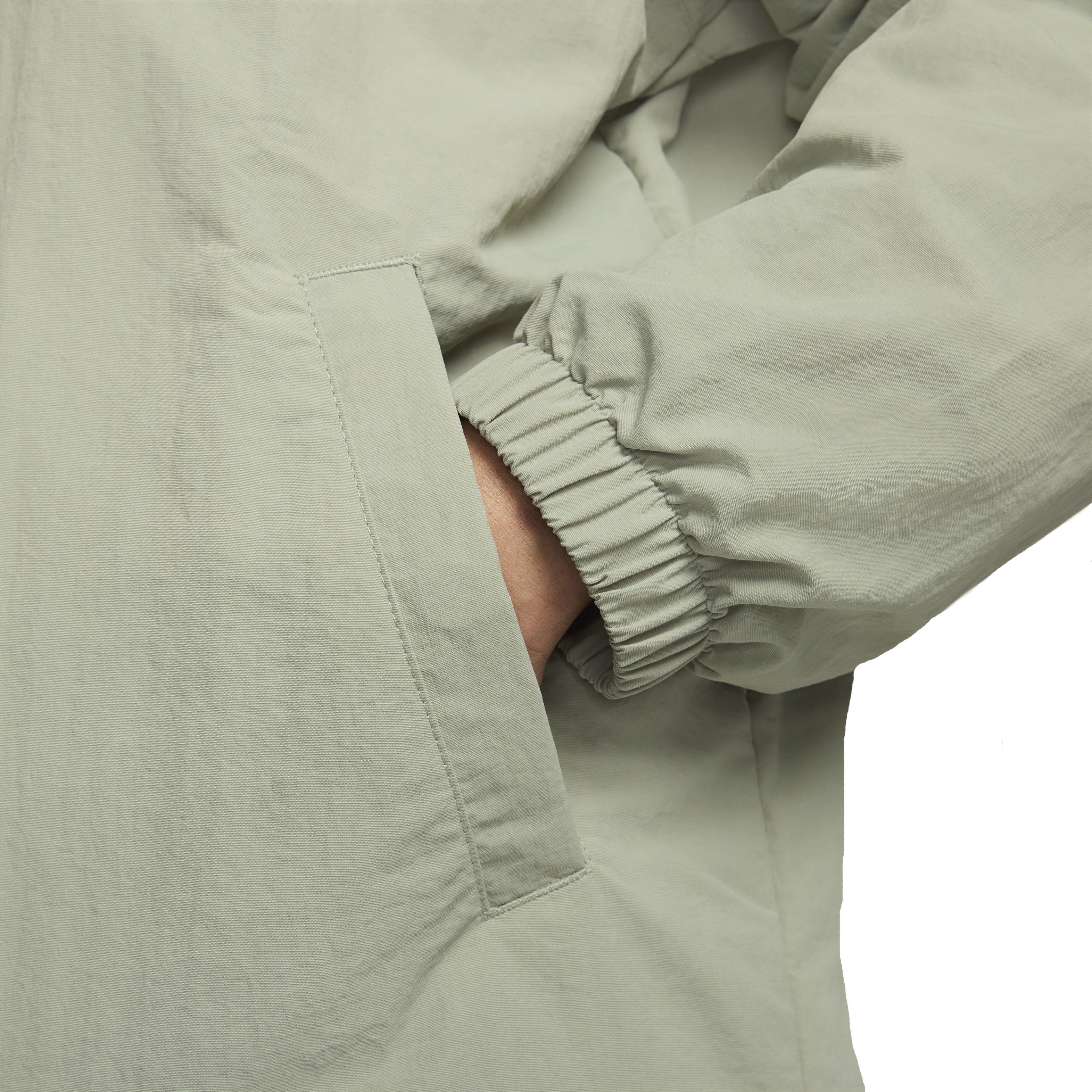 Nike Women's Sportswear Essentials Oversized UV Woven Coaches' Jacket - GREEN Thumbnail View 5