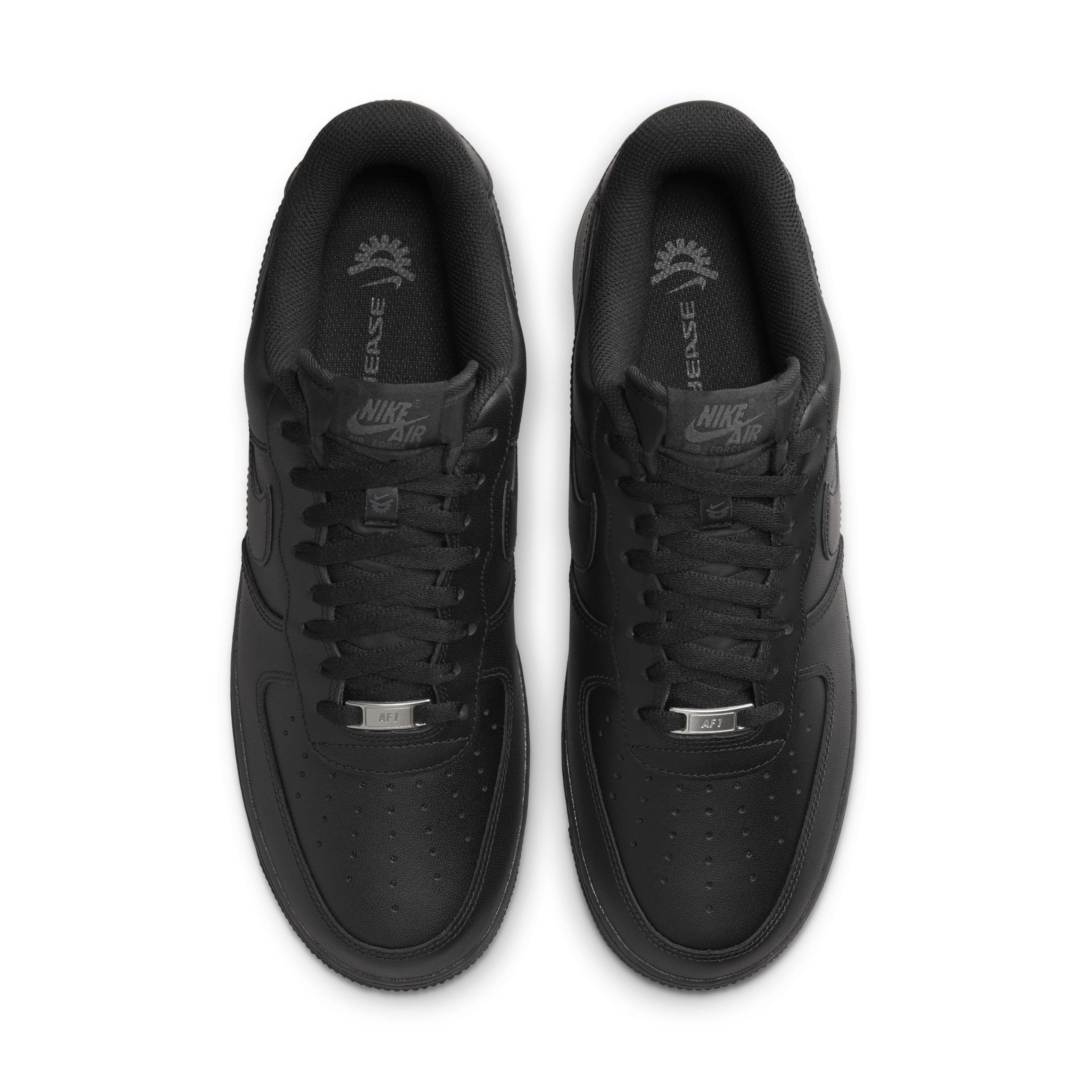 Nike Air Force 1 '07 EasyOn "Black/Black/Black" Men's Shoe - BLACK/BLACK/BLACK Thumbnail View 4