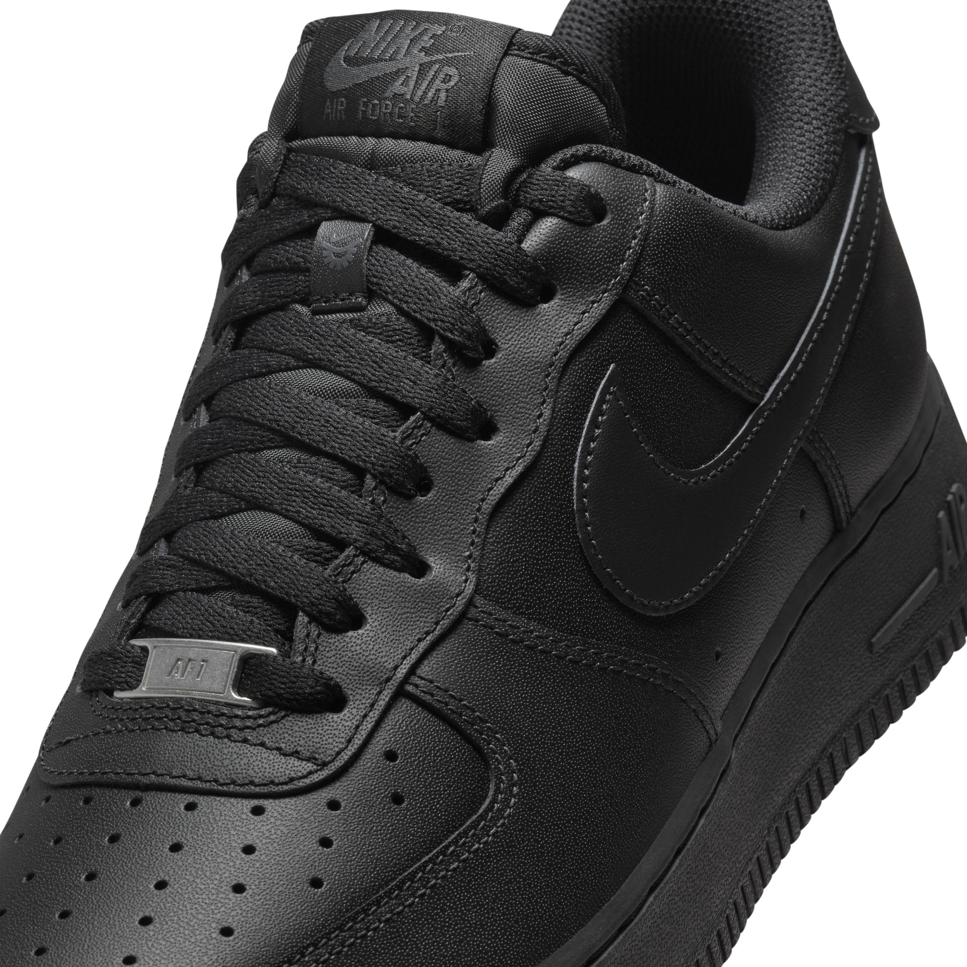 Nike Air Force 1 '07 EasyOn "Black/Black/Black" Men's Shoe - BLACK/BLACK/BLACK Thumbnail View 7