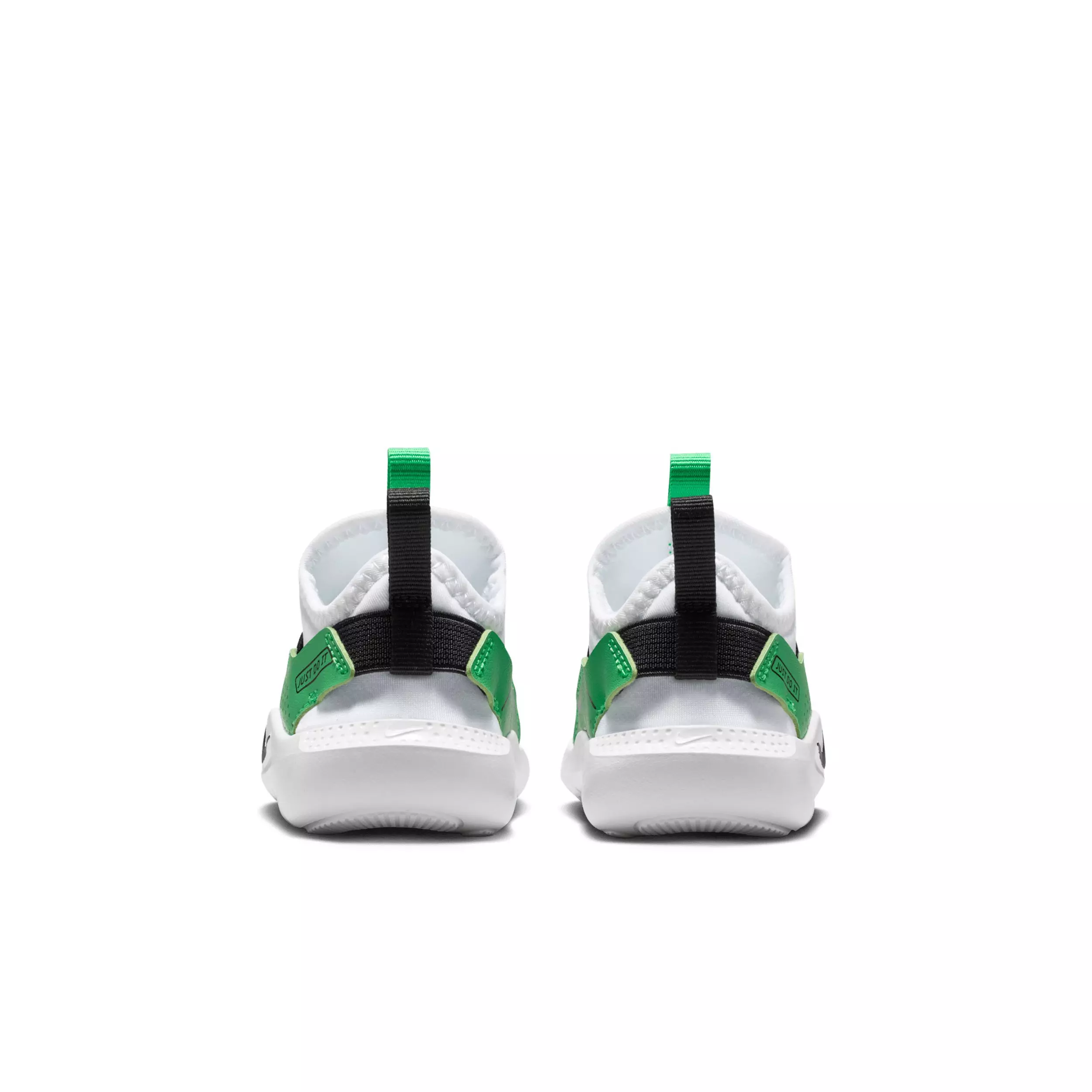 Nike Flex Runner 4 "White/Green Spark/Illusion Green/Black" Infant Boys' Running Shoe - WHITE/GREEN/GREEN/BLACK