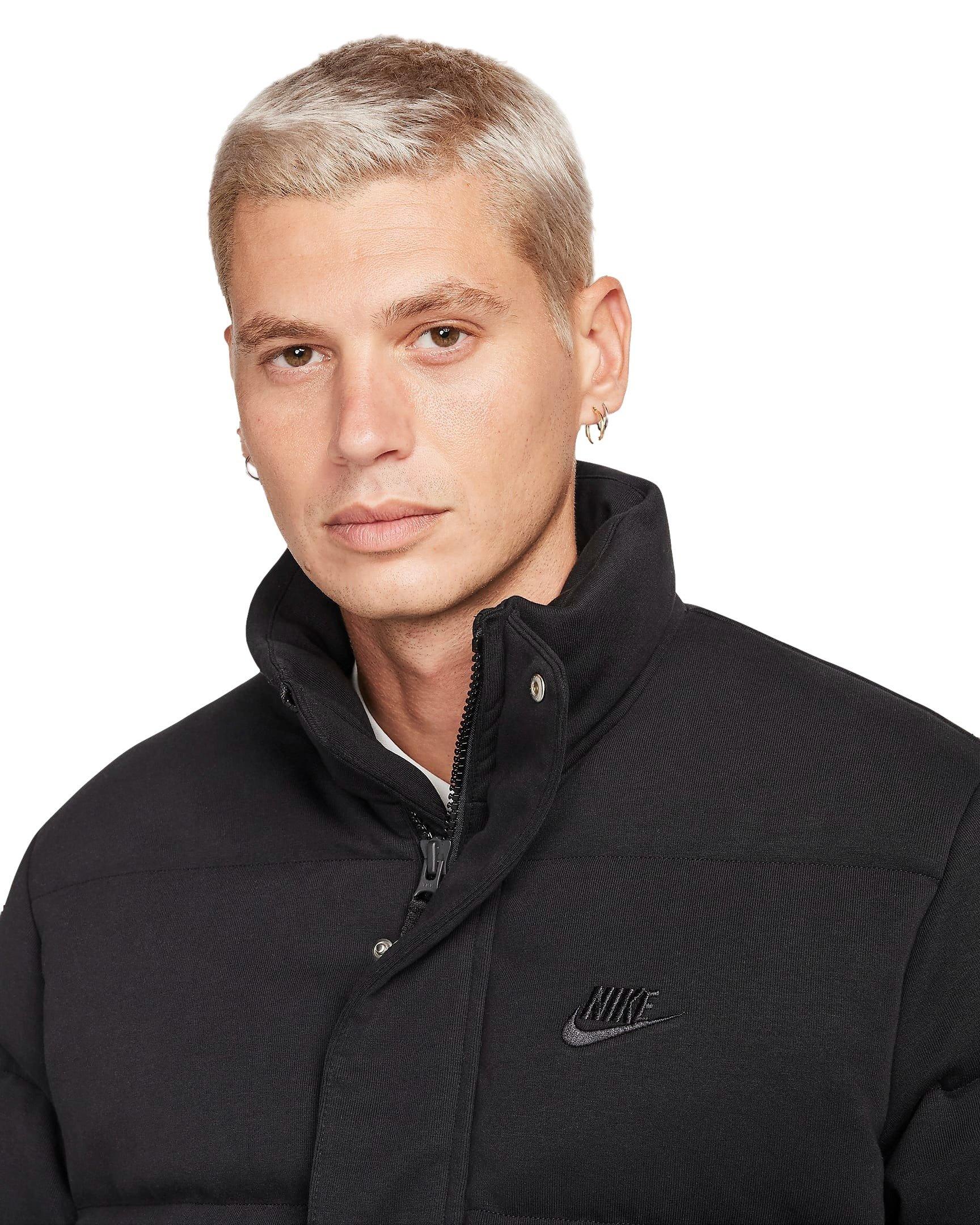 Nike Men's Sportswear Oversized Puffer Jacket - BLACK Thumbnail View 3