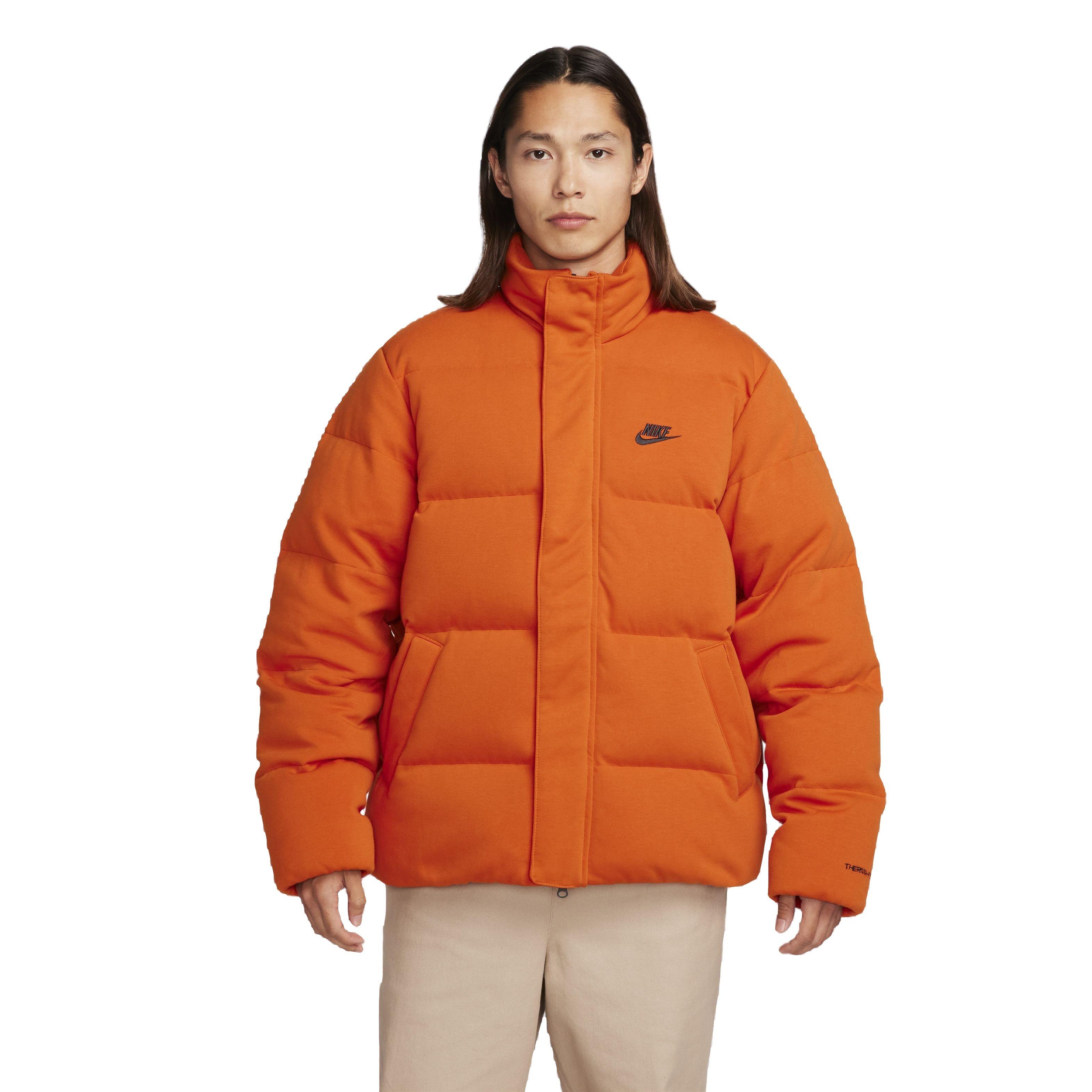 Nike Men's Sportswear Oversized Puffer Jacket - ORANGE Thumbnail View 1