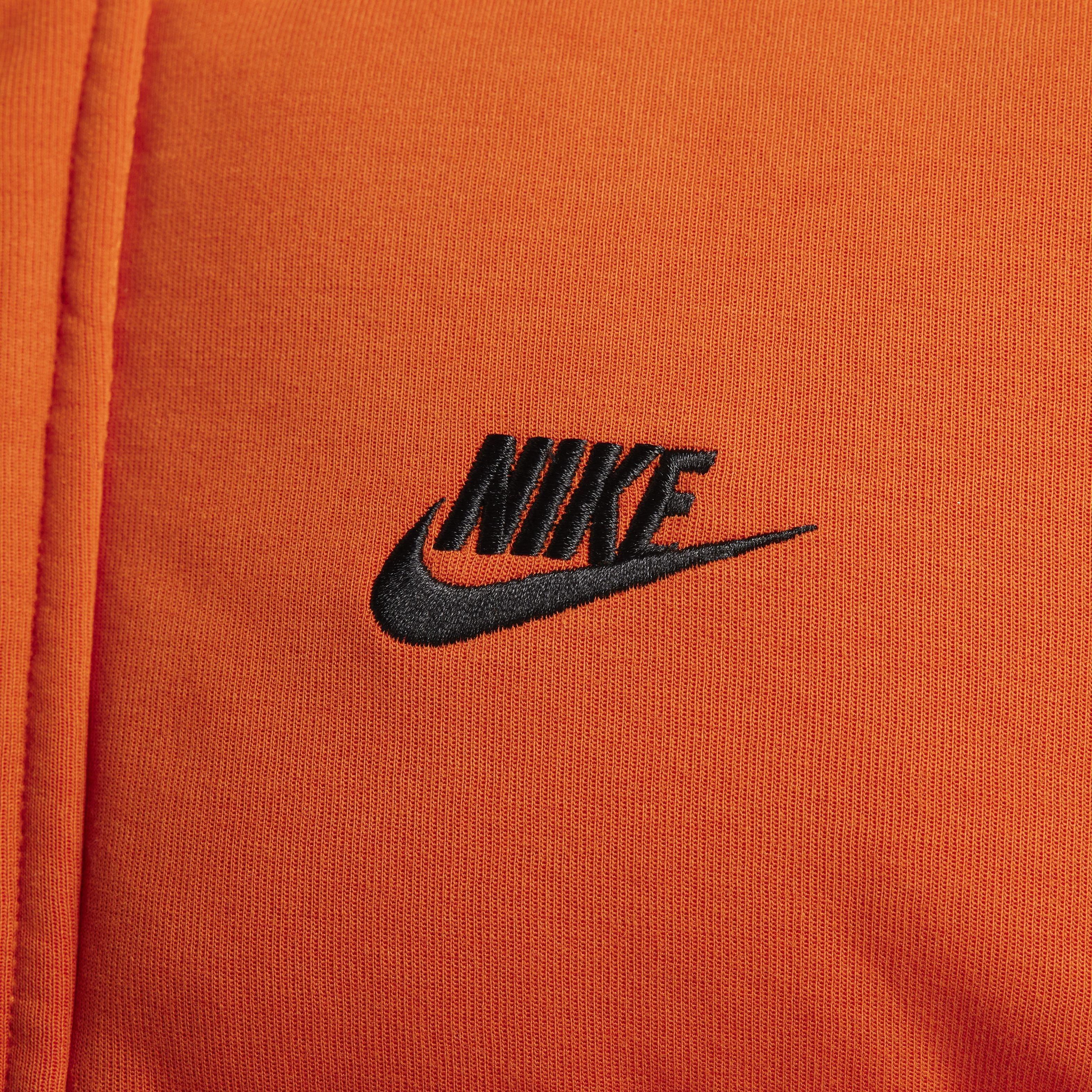 Nike Men's Sportswear Oversized Puffer Jacket - ORANGE Thumbnail View 4