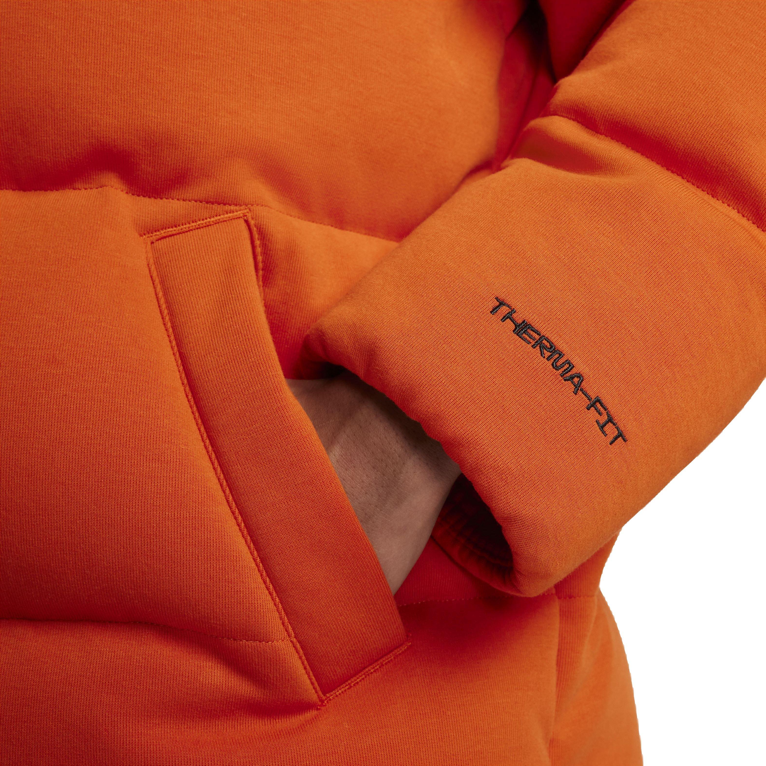 Nike Men's Sportswear Oversized Puffer Jacket - ORANGE Thumbnail View 6