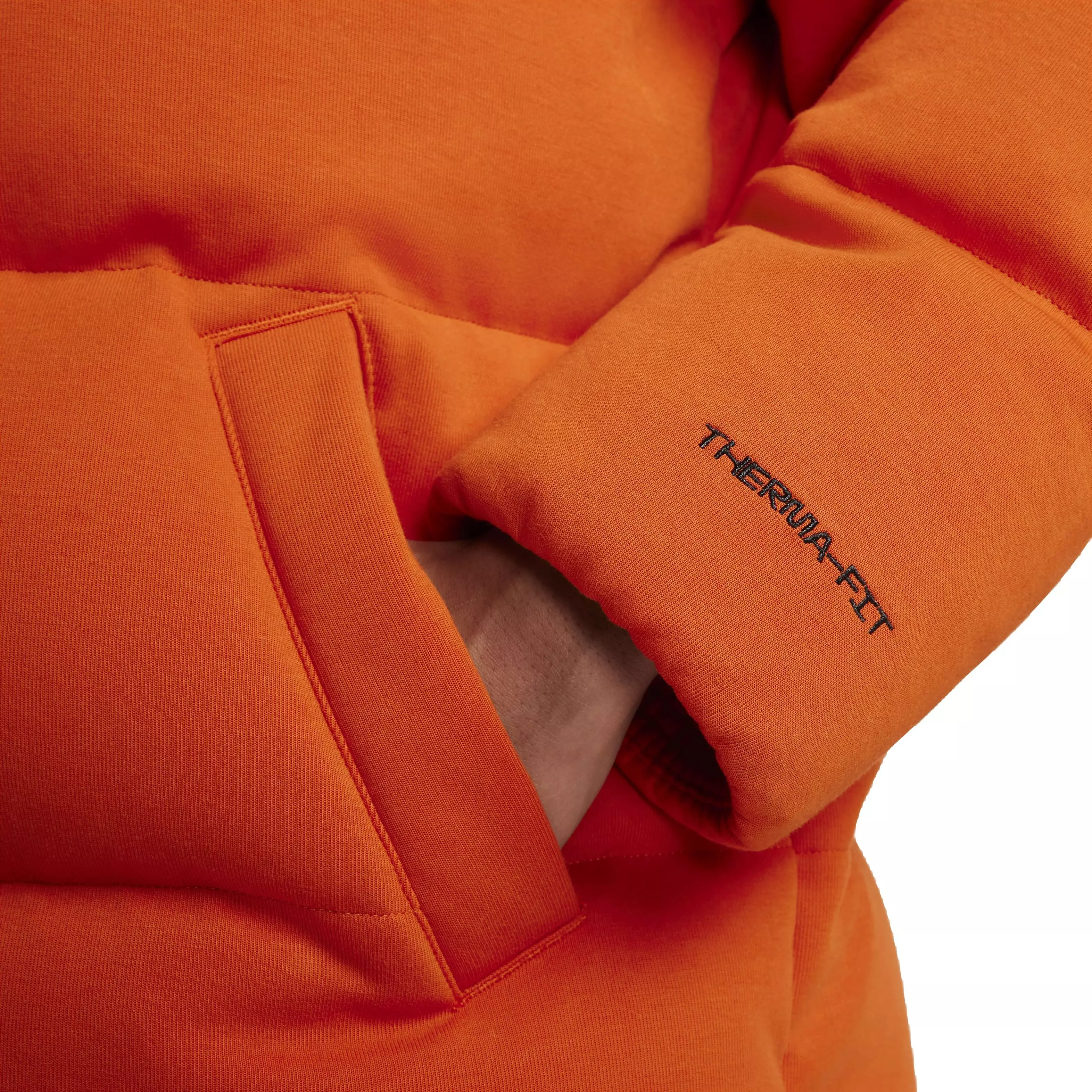 Nike Men's Sportswear Oversized Puffer Jacket - ORANGE