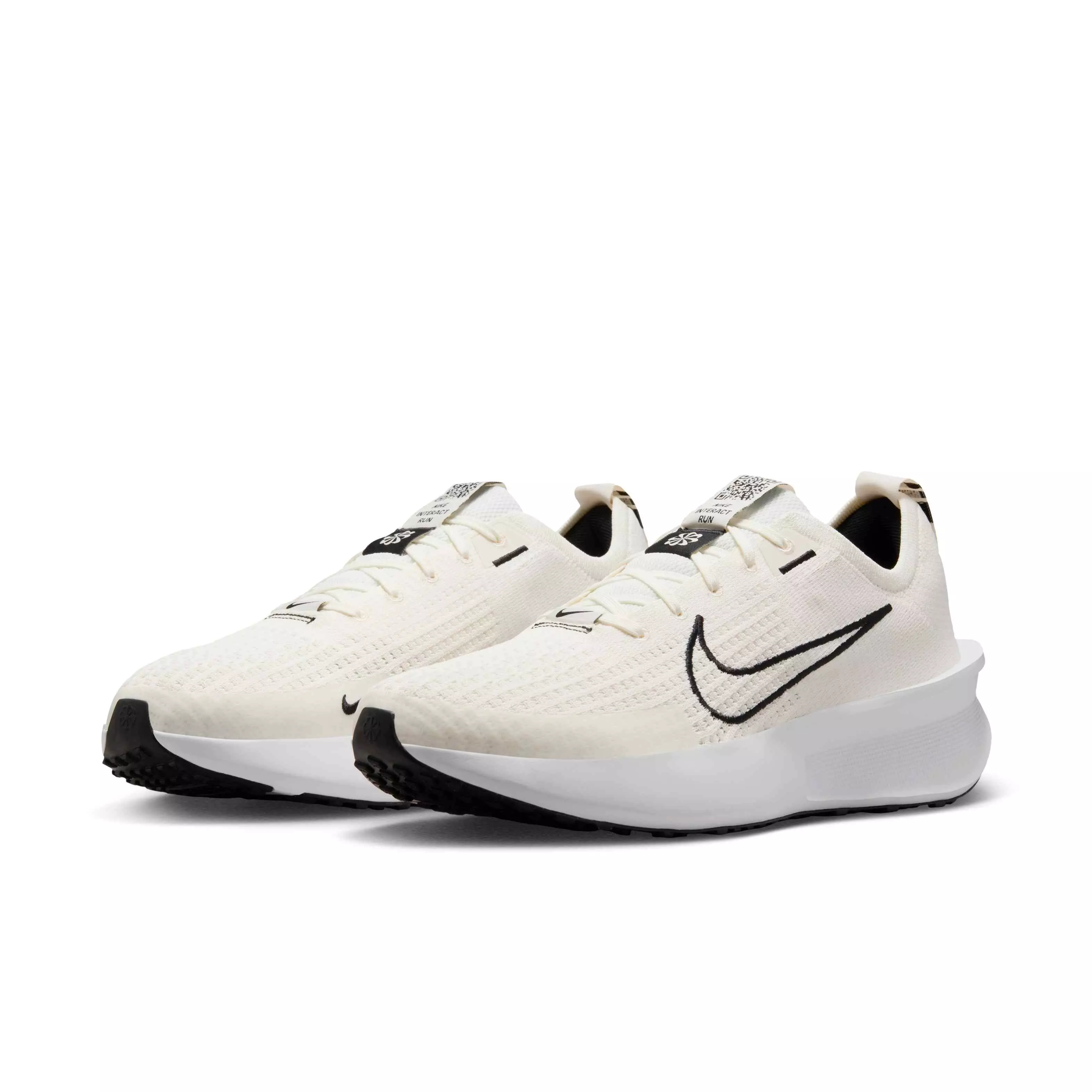 Nike Interact Run "Sail/Black/White/White" Men's Running Shoe - SAIL/BLACK/WHITE/WHITE