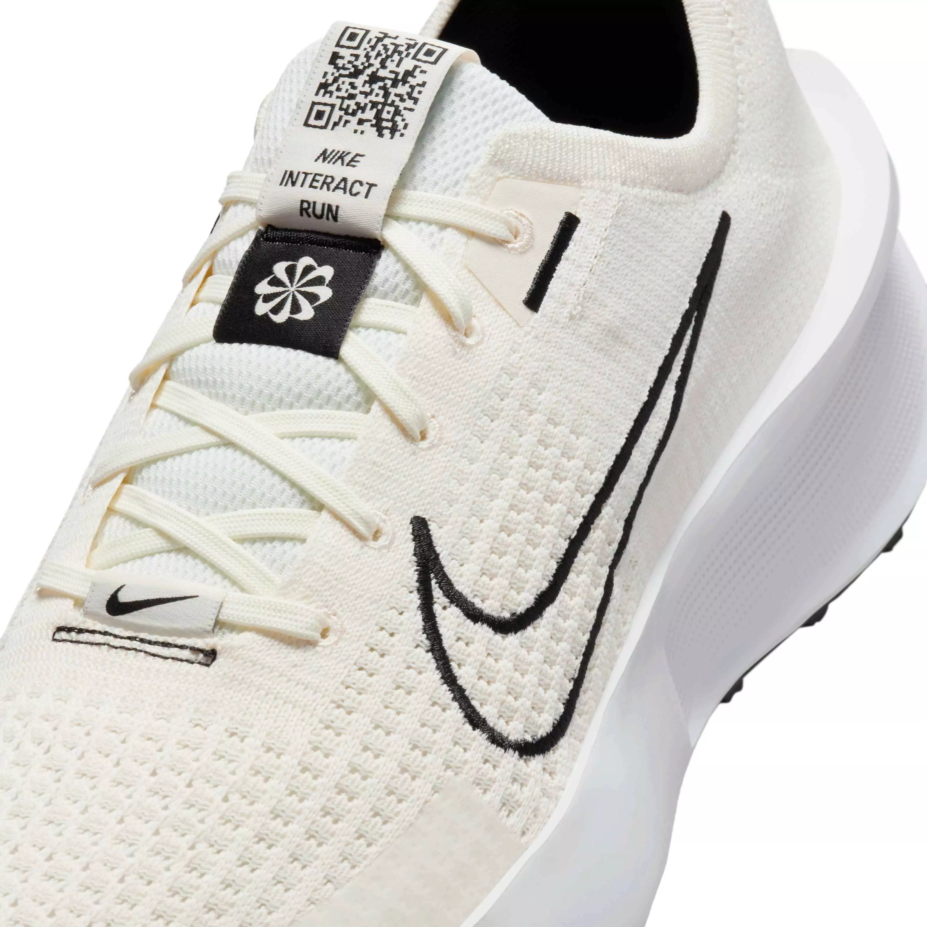 Nike Interact Run "Sail/Black/White/White" Men's Running Shoe - SAIL/BLACK/WHITE/WHITE