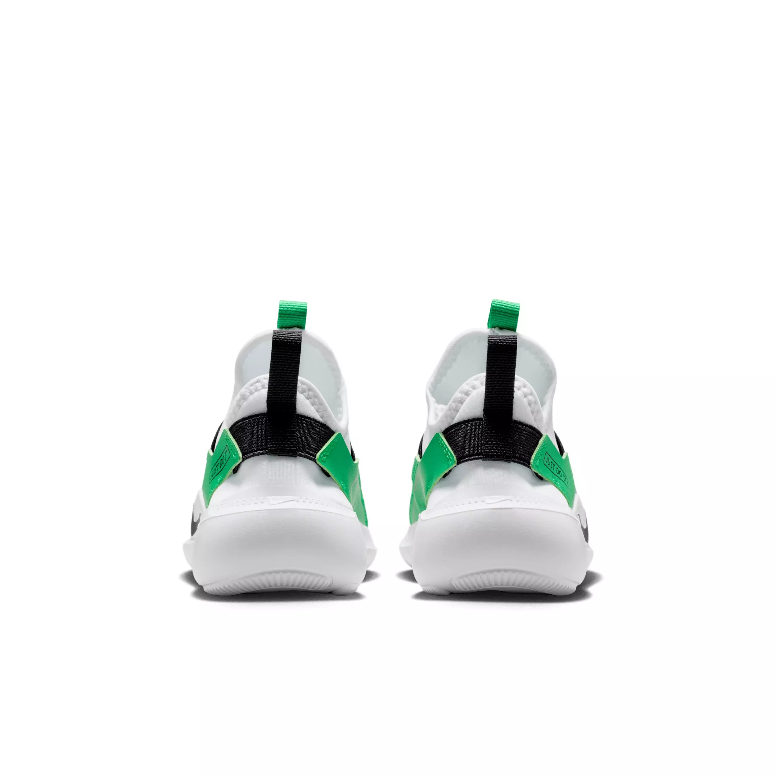 Nike Flex Runner "White/Green Spark/Illusion Green/Black" Preschool Boys' Running Shoe - WHITE/GREEN/GREEN/BLACK