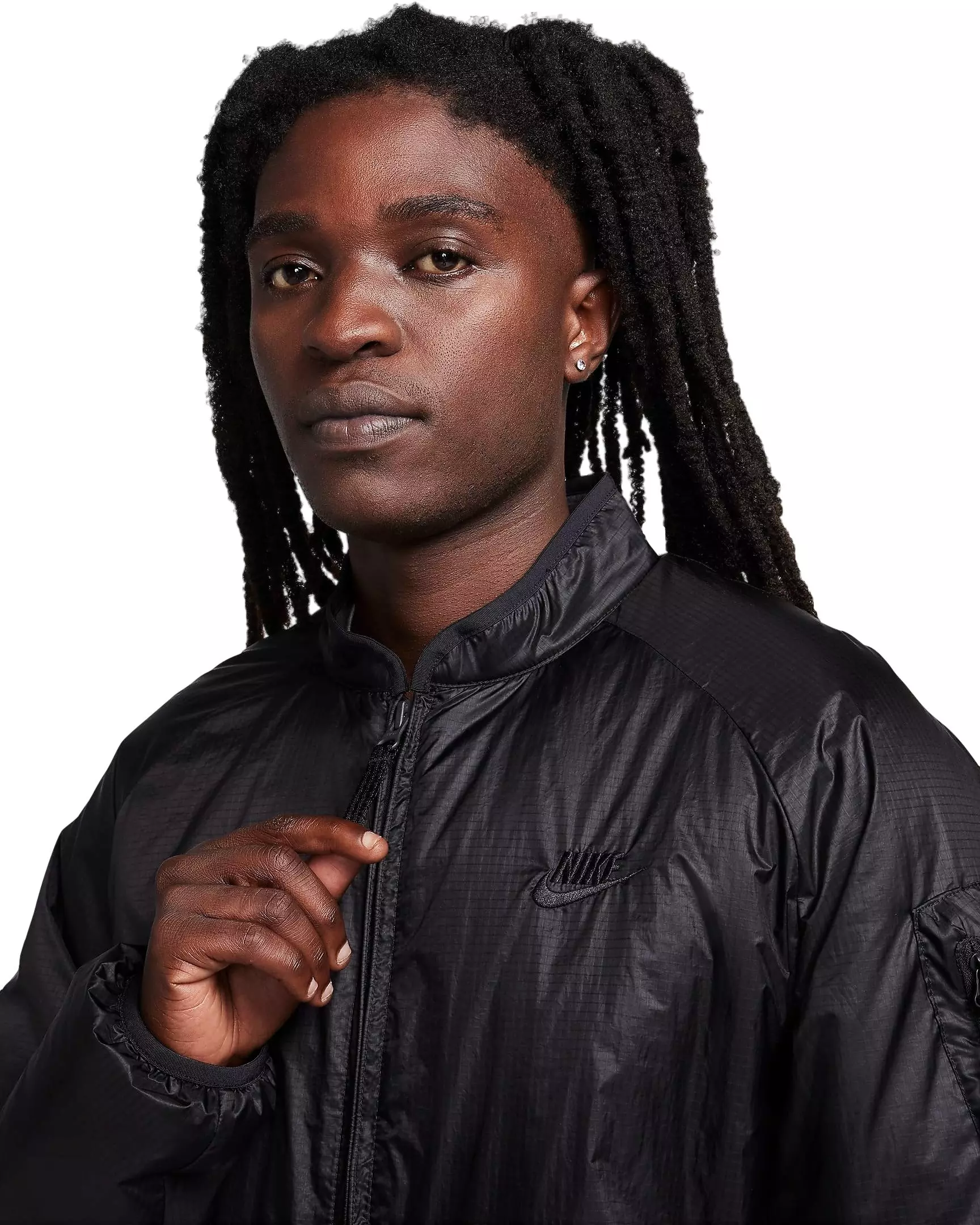 Nike Men's Sportswear Tech Therma-FIT Loose Insulated Jacket - BLACK