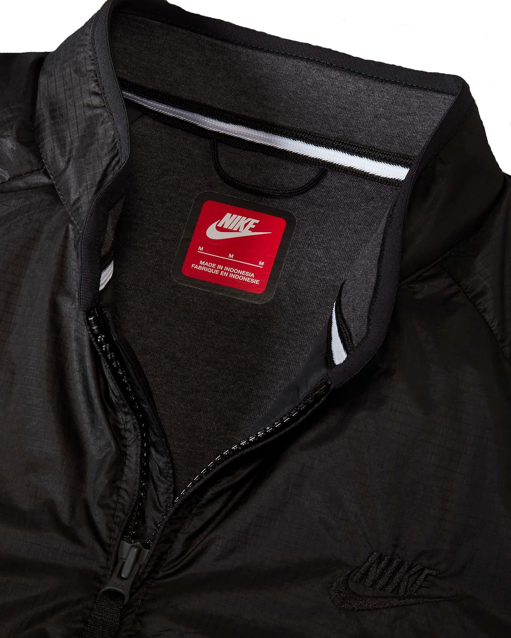 Nike Men's Sportswear Tech Therma-FIT Loose Insulated Jacket - BLACK Thumbnail View 4