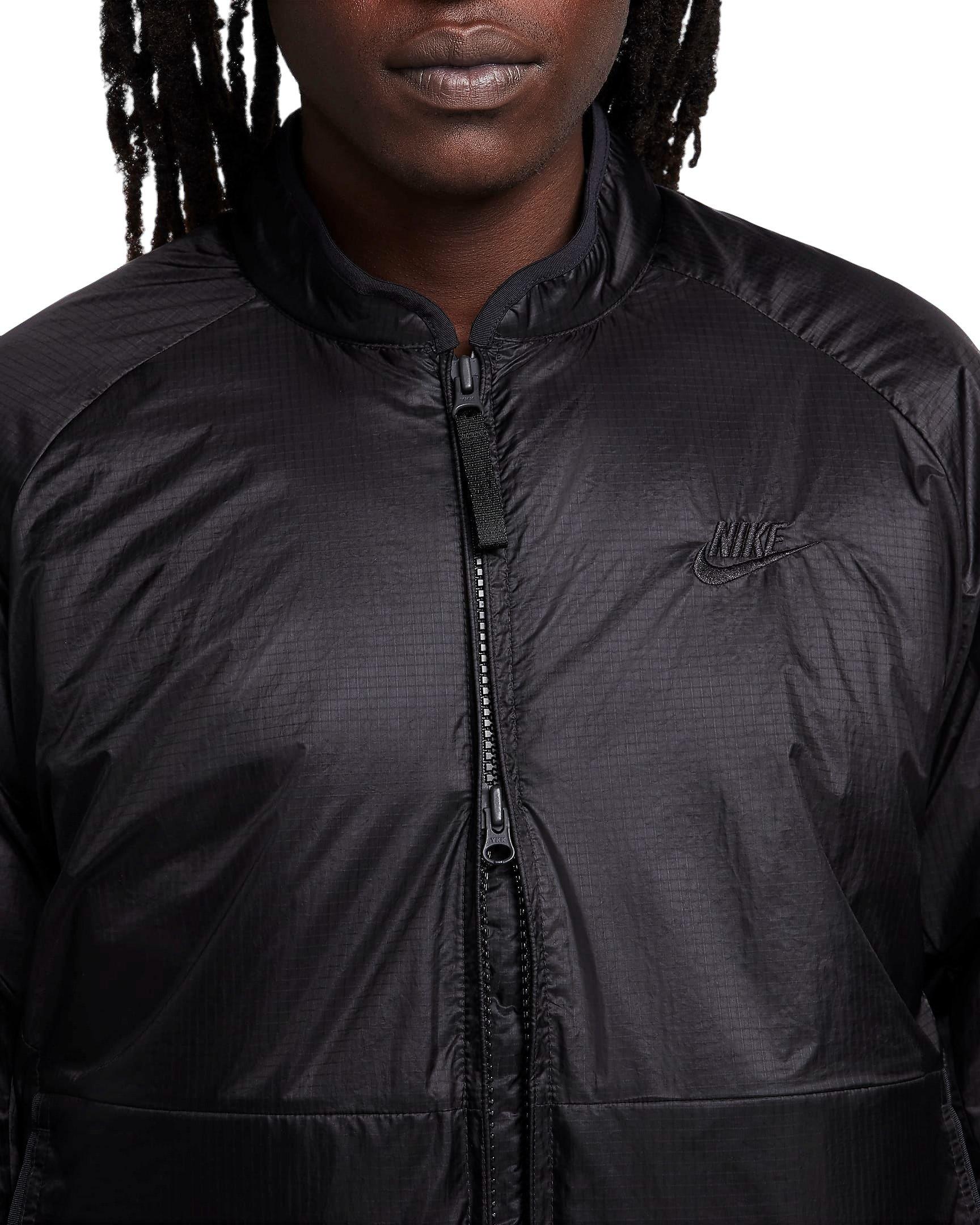Nike Men's Sportswear Tech Therma-FIT Loose Insulated Jacket - BLACK Thumbnail View 5