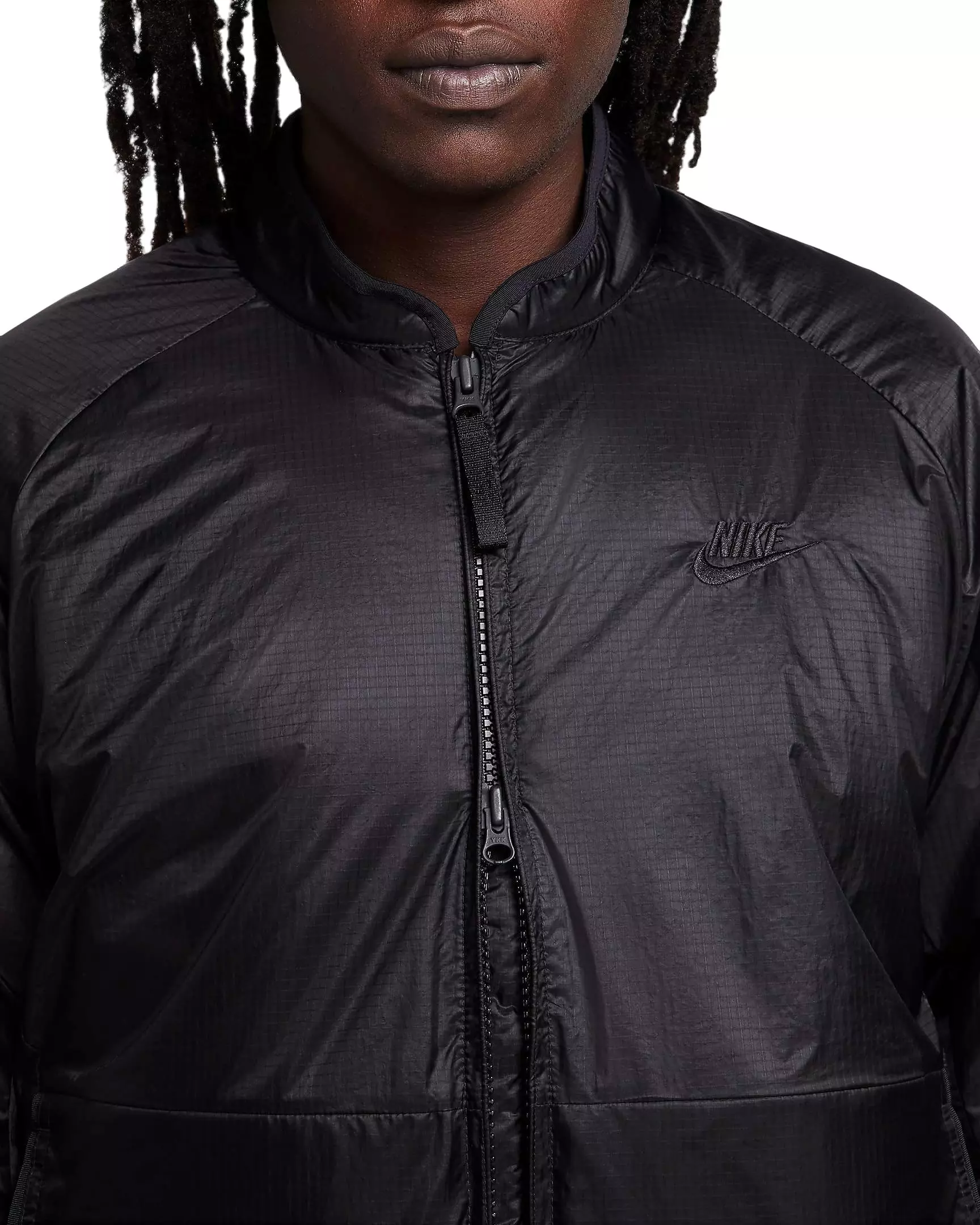 Nike Men's Sportswear Tech Therma-FIT Loose Insulated Jacket - BLACK