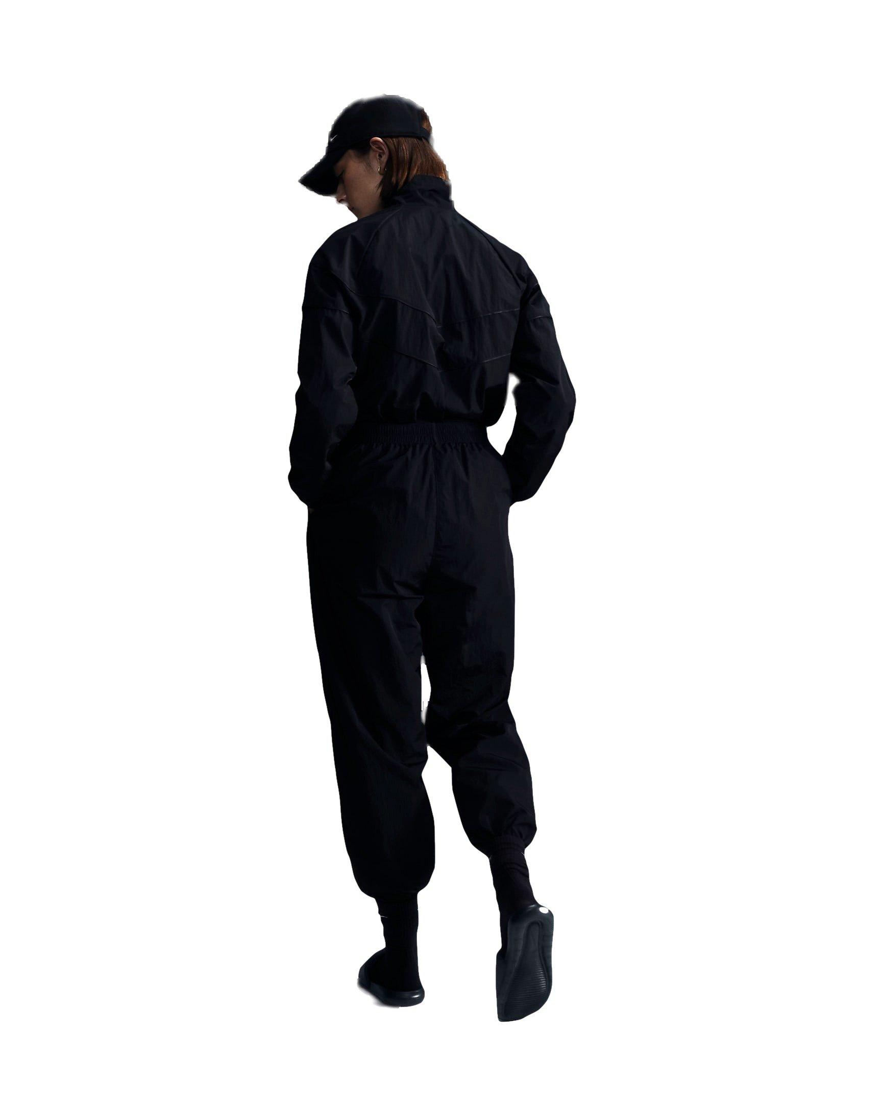 Nike Women's Windrunner Loose UV Woven Full-Zip Jacket - BLACK Thumbnail View 5