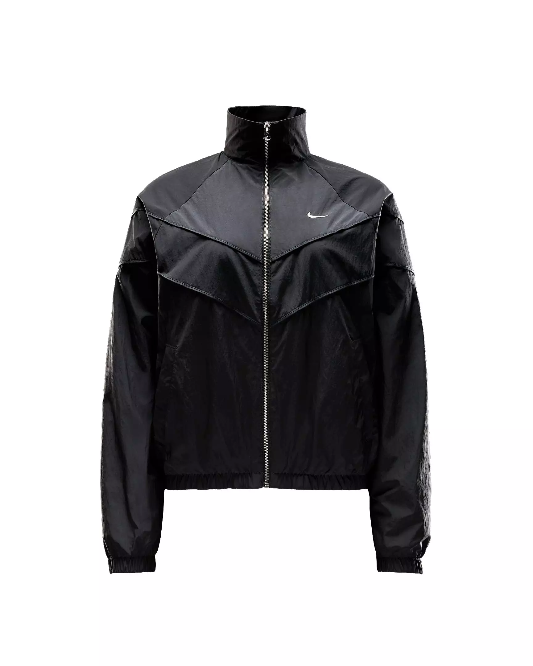 Nike Women's Windrunner Loose UV Woven Full-Zip Jacket - BLACK